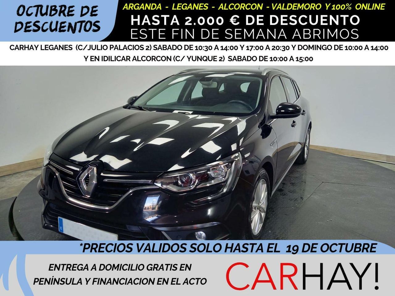 RENAULT Mégane (GRAND TOUR 1.5 BLUE DCI CORPORATE EDITIO) en Madrid
