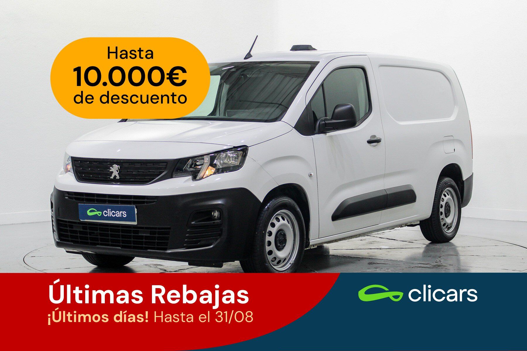 PEUGEOT Partner (Partner 1.5BlueHDI S&S Premium Long 1000kg 100) en Madrid