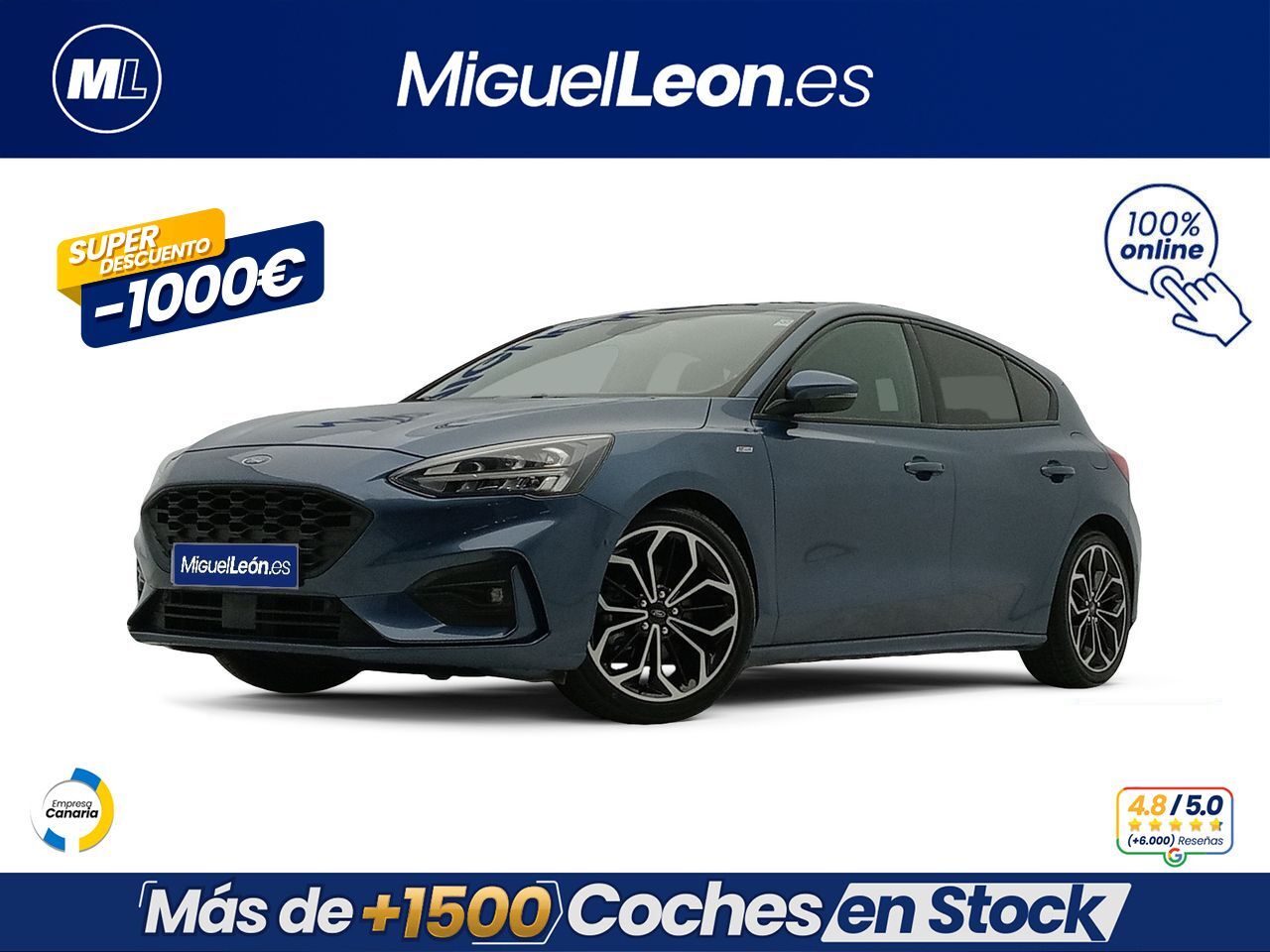 FORD Focus (1.0 Ecoboost 92kW ST-Line) en Palmas, Las