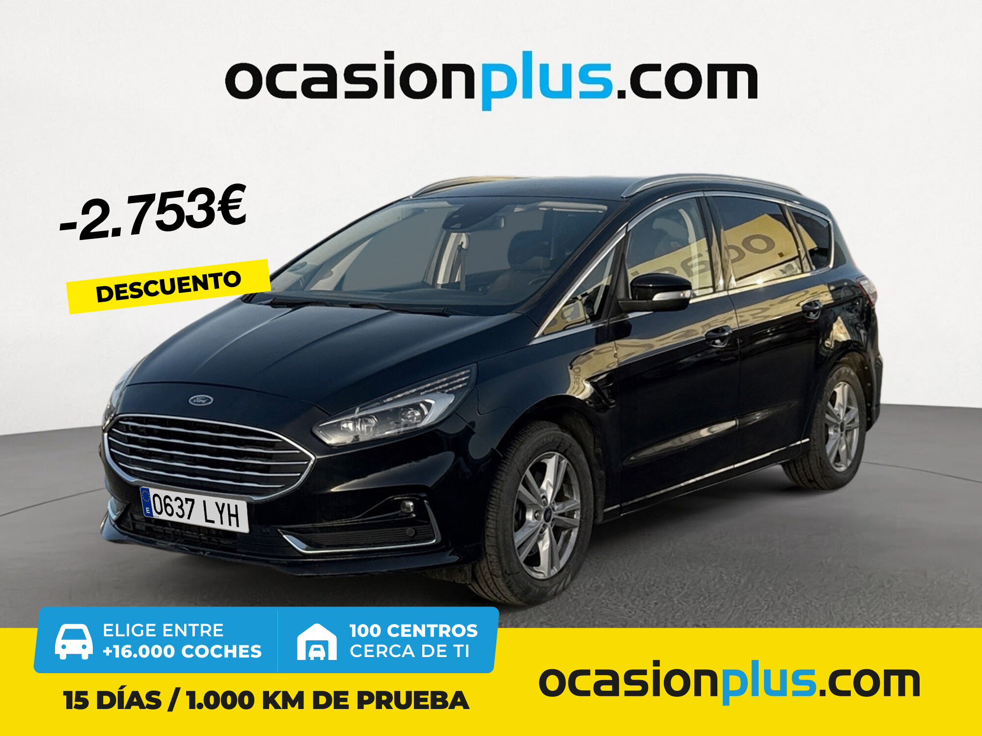 FORD S-Max (2.5 Duratec Atkinson PHEV Titanium Auto 140 kW (190 CV)) en Mad