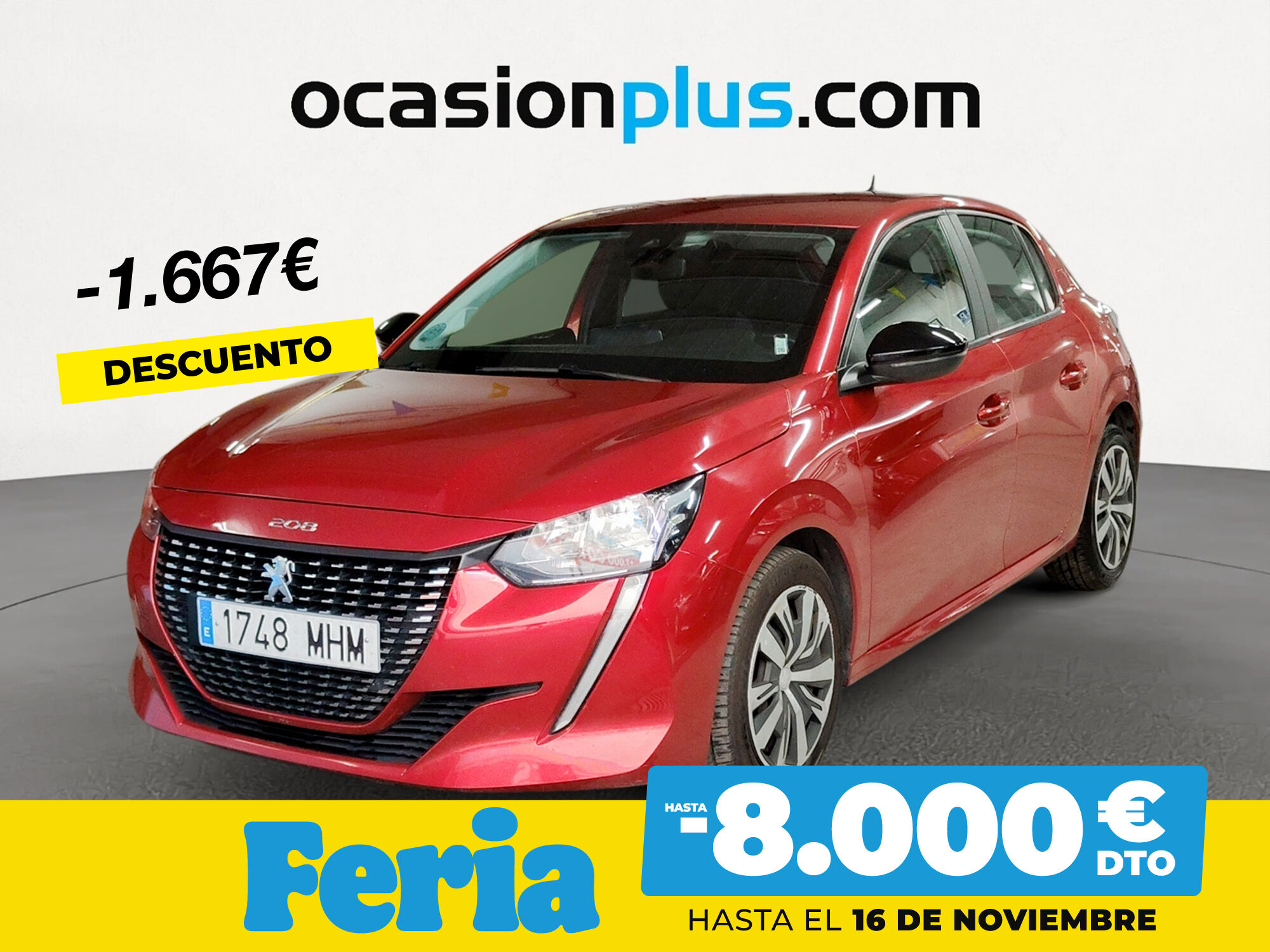 PEUGEOT 208 (PureTech 100 Active Pack 75 kW (100 CV)) en Madrid