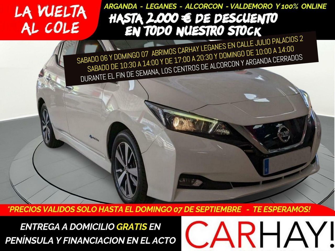 NISSAN Leaf (40 KWH ACENTA) en Madrid
