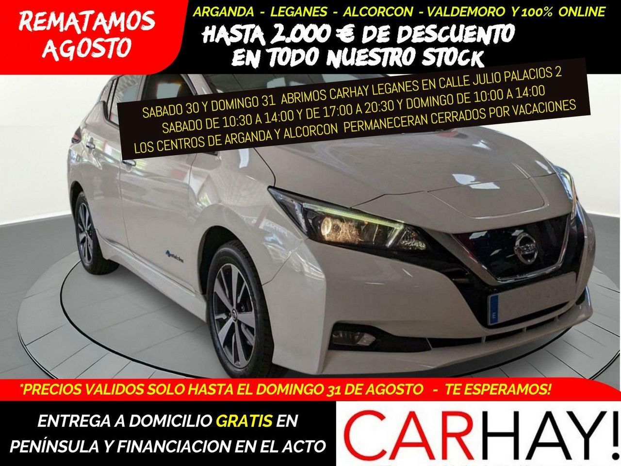 NISSAN Leaf (40 KWH ACENTA) en Madrid