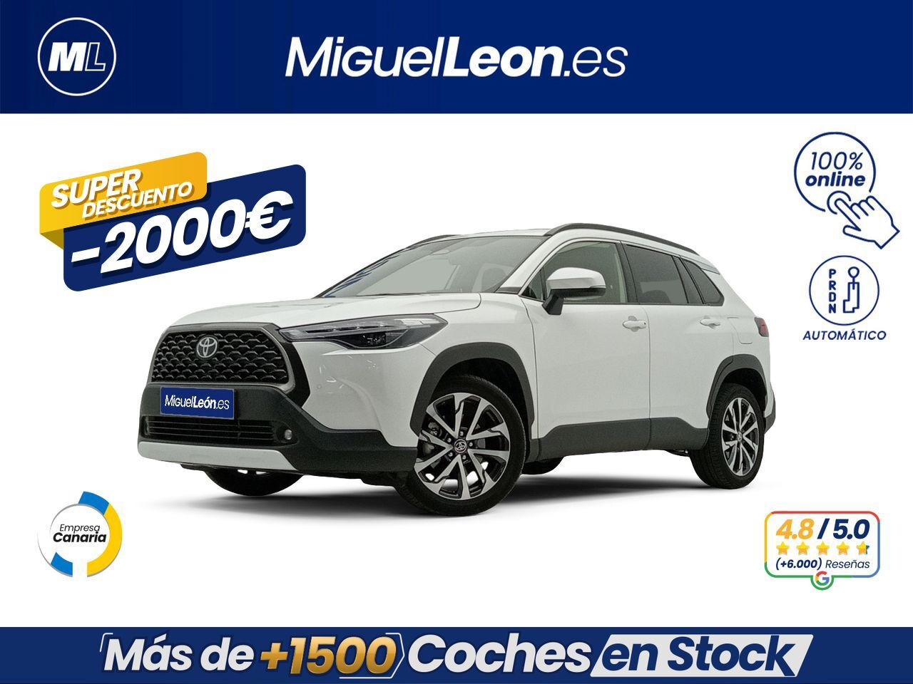 TOYOTA Corolla Cross (Style 1.8l) en Palmas, Las