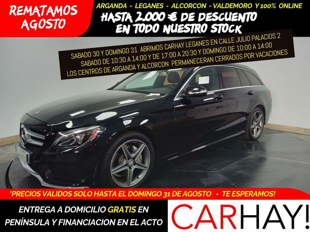 MERCEDES Clase C (220 DCI BLUETEC AMG) en Madrid