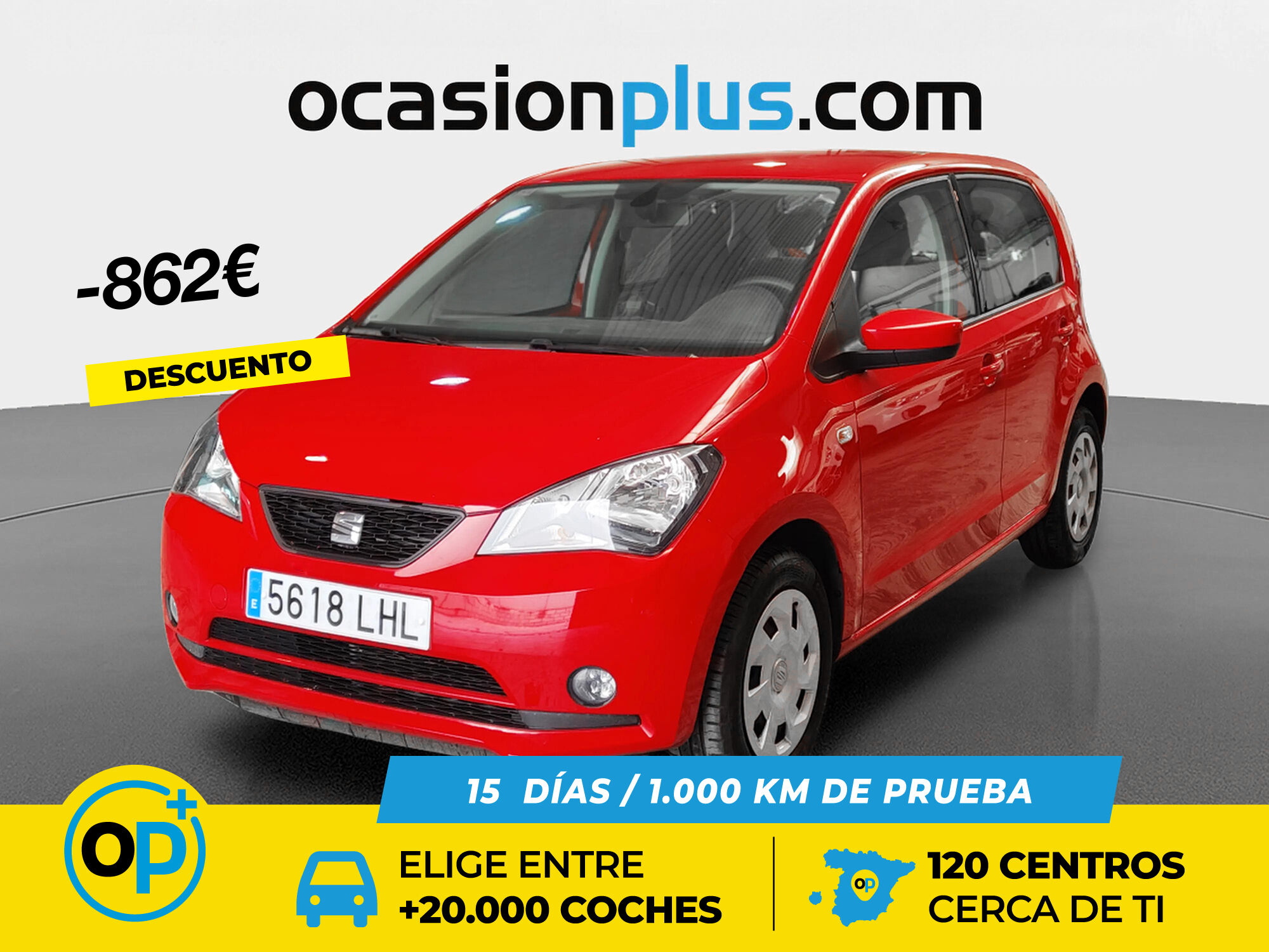 SEAT Mii (1.0 Ecofuel GNC Style Edition Plus 50 kW (68 CV)) en Madrid