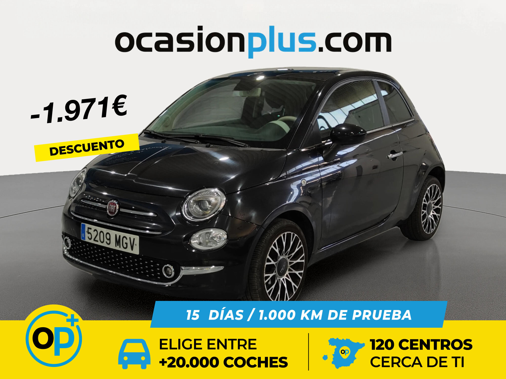 FIAT 500 (1.0 Hybrid Dolcevita 51 kW (70 CV)) en Madrid