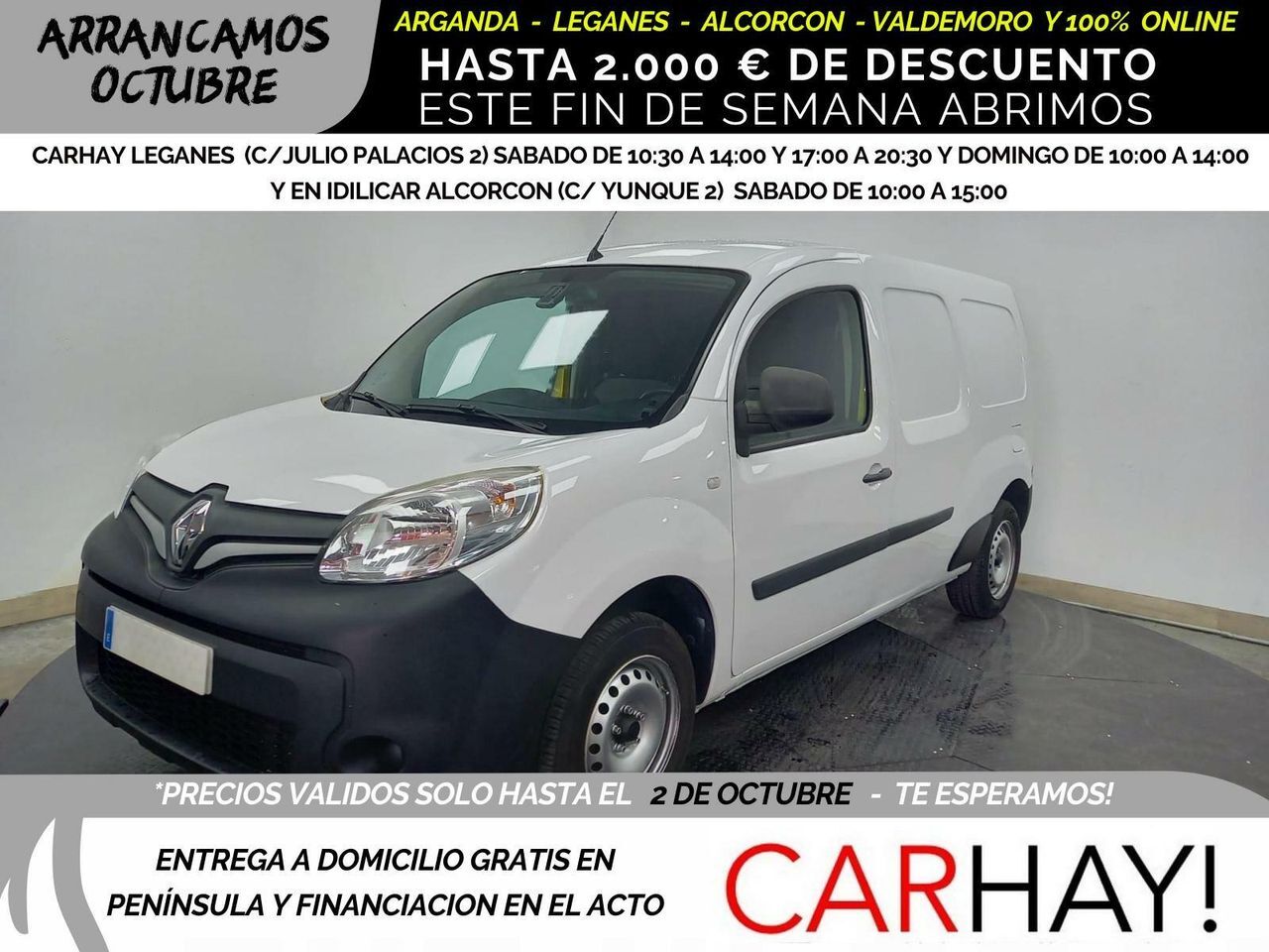 RENAULT Kangoo (EXPRESS Maxi 2p Blue dCi 70 kW (95CV)) en Madrid