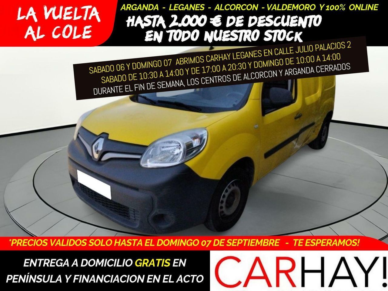 RENAULT Kangoo (EXPRESS Maxi 2p Blue dCi 70 kW (95CV)) en Madrid