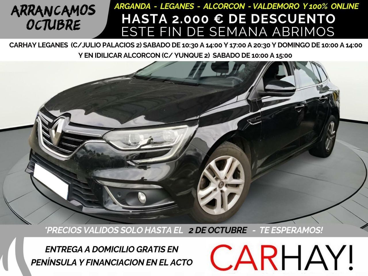 RENAULT Mégane (ESTATE 1.5 BLUE DCI 115CH BUSINESS) en Madrid
