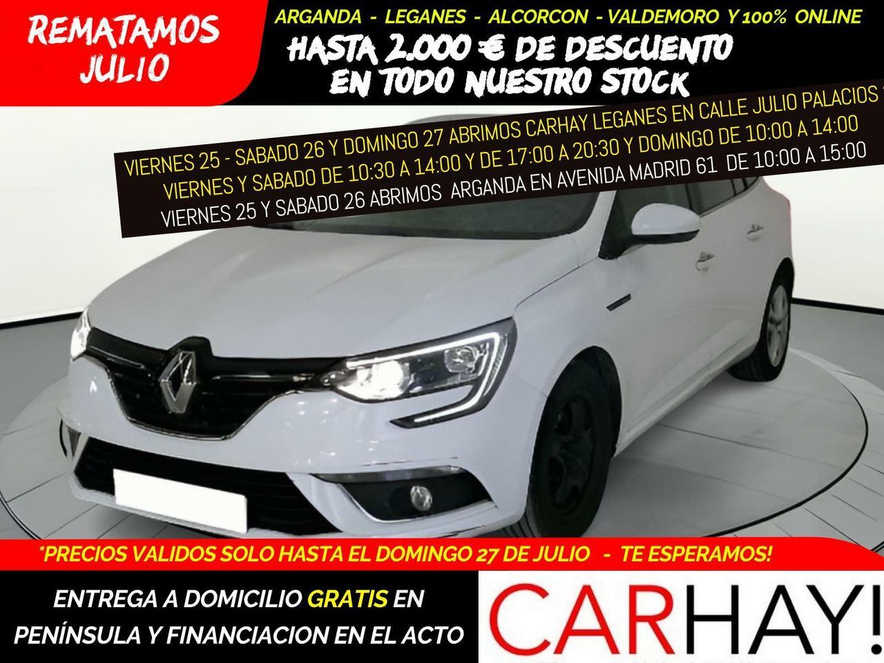 RENAULT Mégane (S.T. BUSINESS BLUE DCI 85KW (115CV)) en Madrid