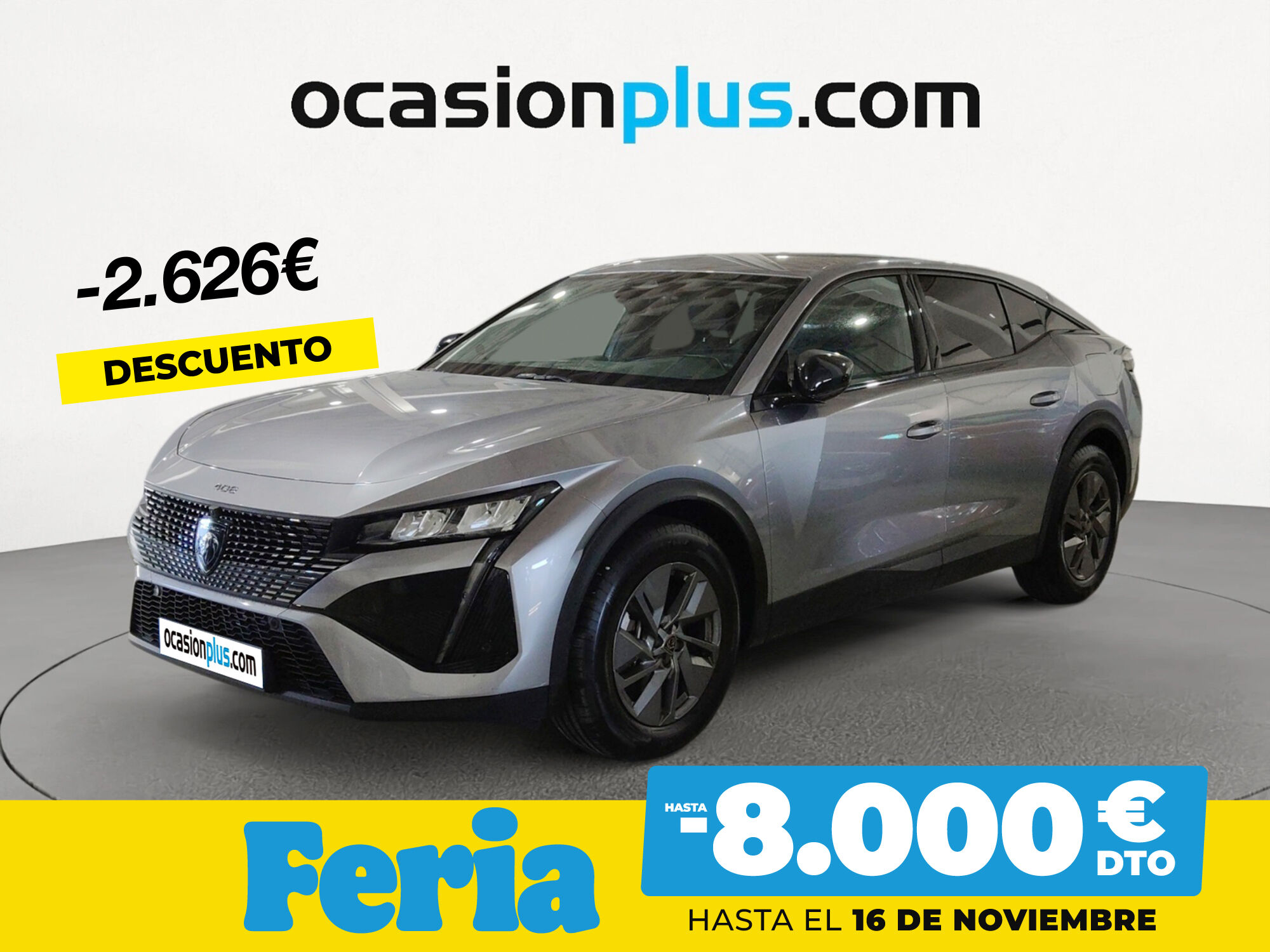 PEUGEOT 408 (Allure PHEV 180 e-EAT8 133 kW (181 CV)) en Madrid