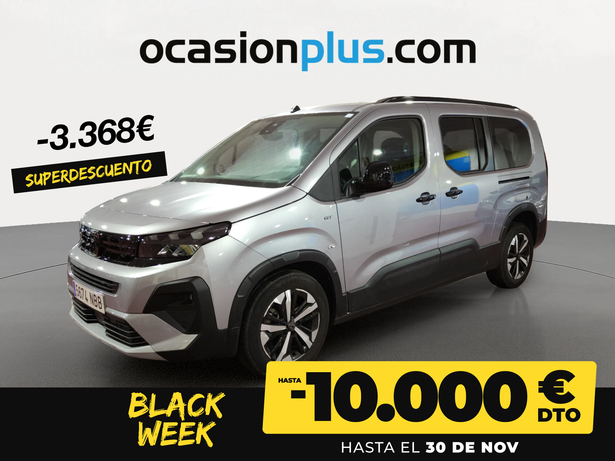 PEUGEOT Rifter (BlueHDi 130 GT Long EAT8 96 kW (130 CV)) en Madrid