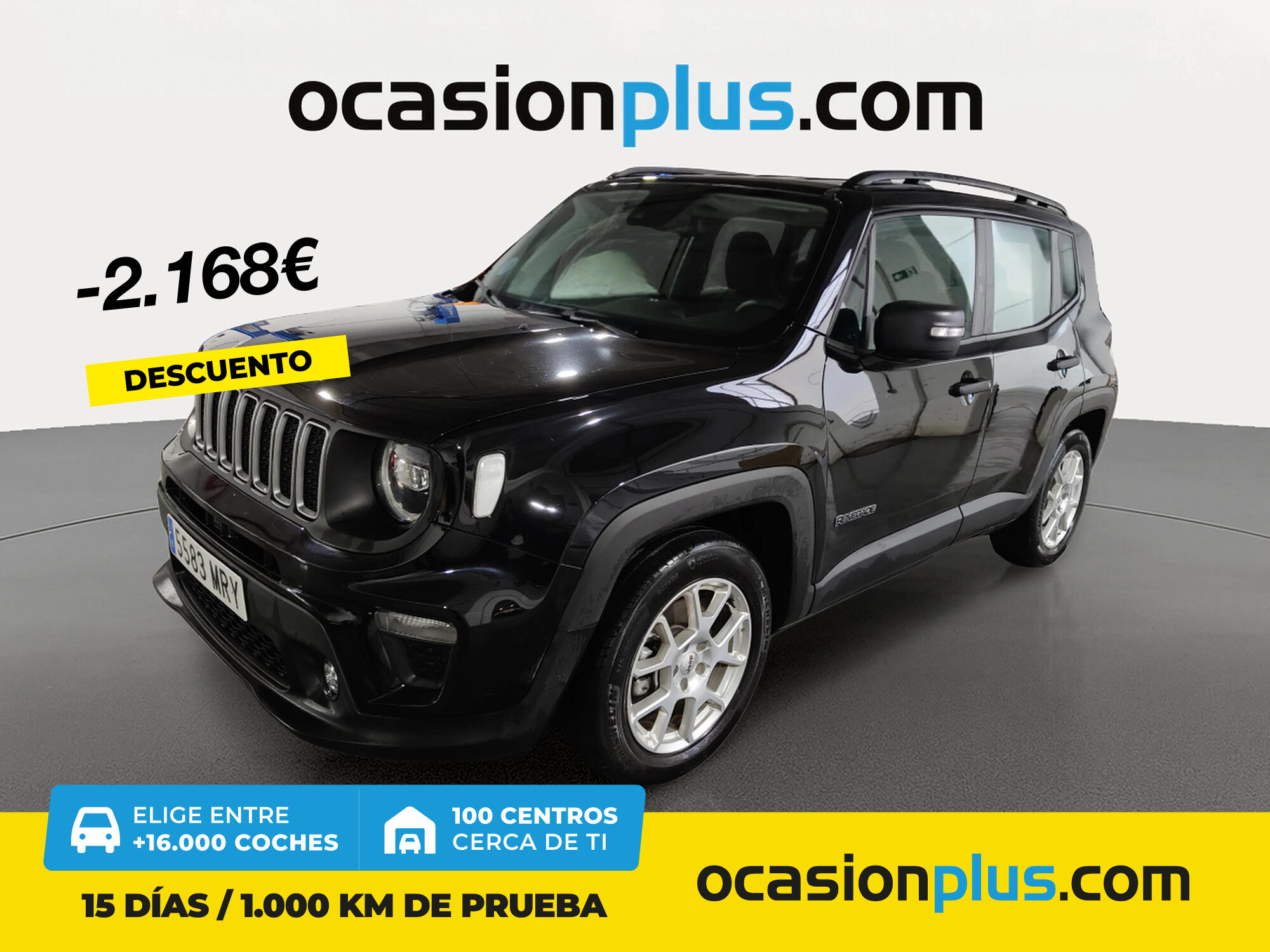 JEEP Renegade (eHybrid 1.5 Altitude DCT 96 kW (130 CV)) en Madrid