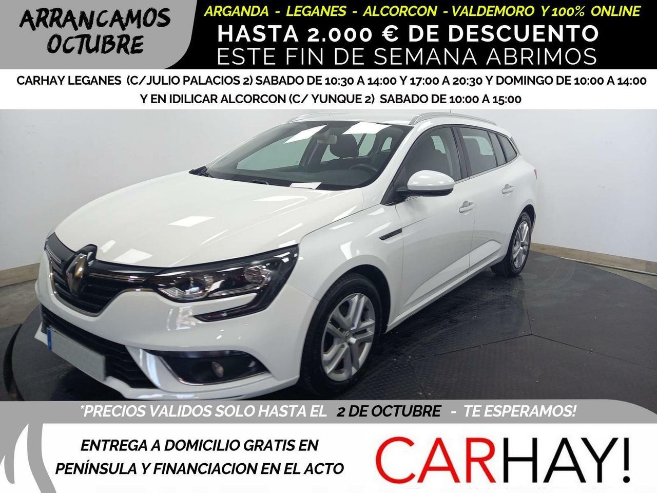 RENAULT Mégane (S.T. BUSINESS BLUE DCI 85KW (115CV)) en Madrid