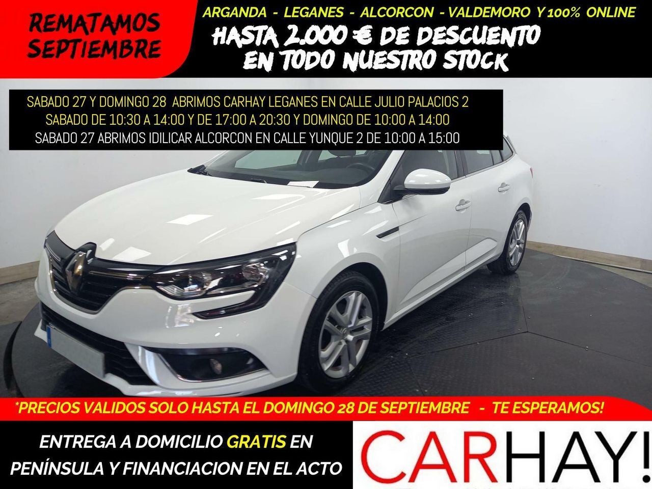 RENAULT Mégane (S.T. BUSINESS BLUE DCI 85KW (115CV)) en Madrid