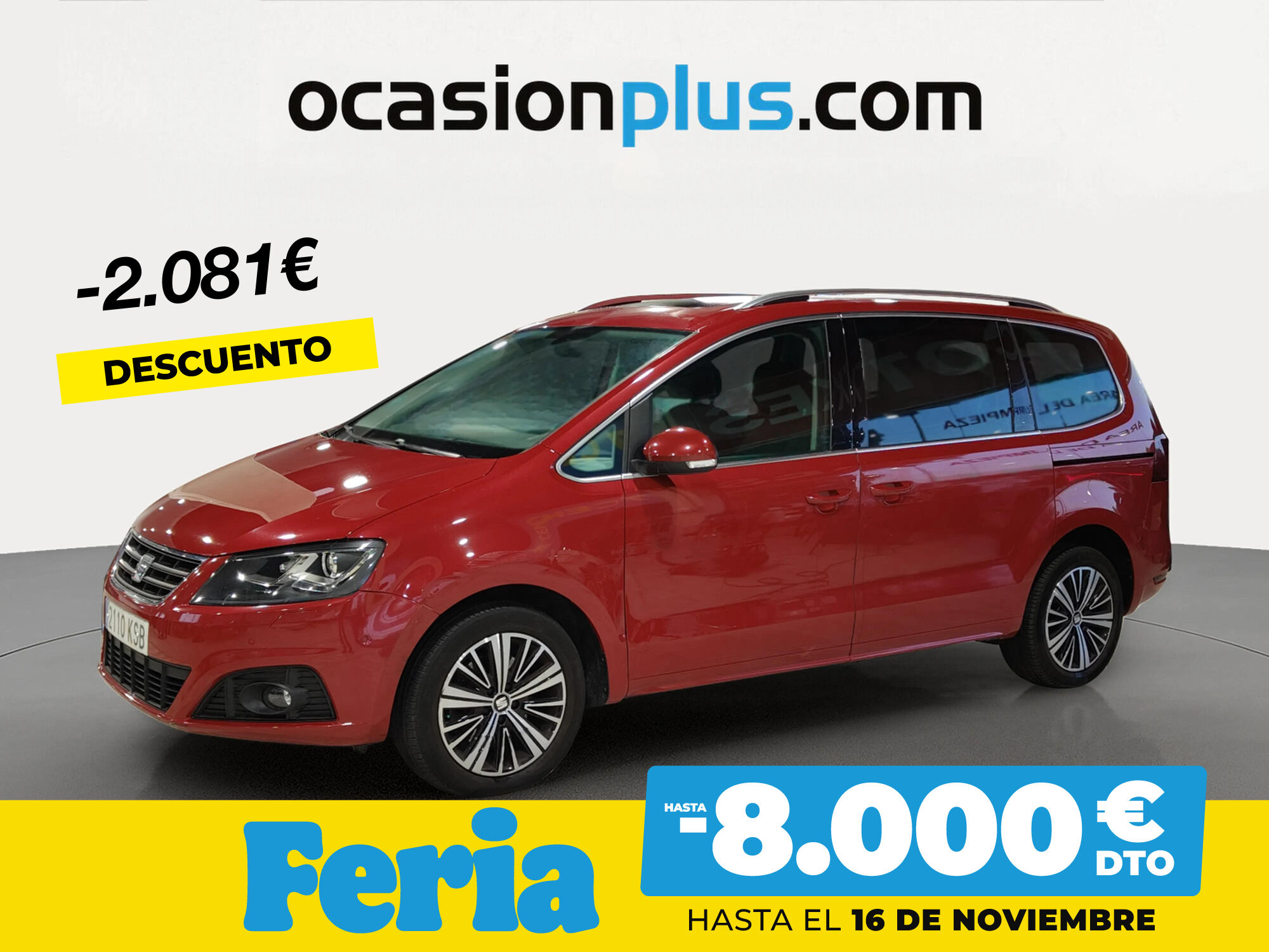 SEAT Alhambra (2.0 TDI Style Travel DSG 110 kW (150 CV)) en Madrid