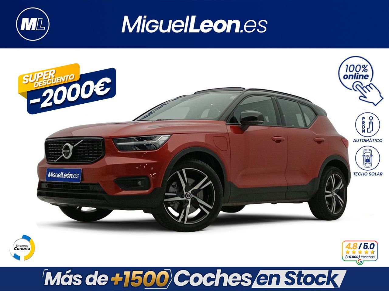 VOLVO XC40 (1.5 T5 Twin R-Design Auto) en Palmas, Las
