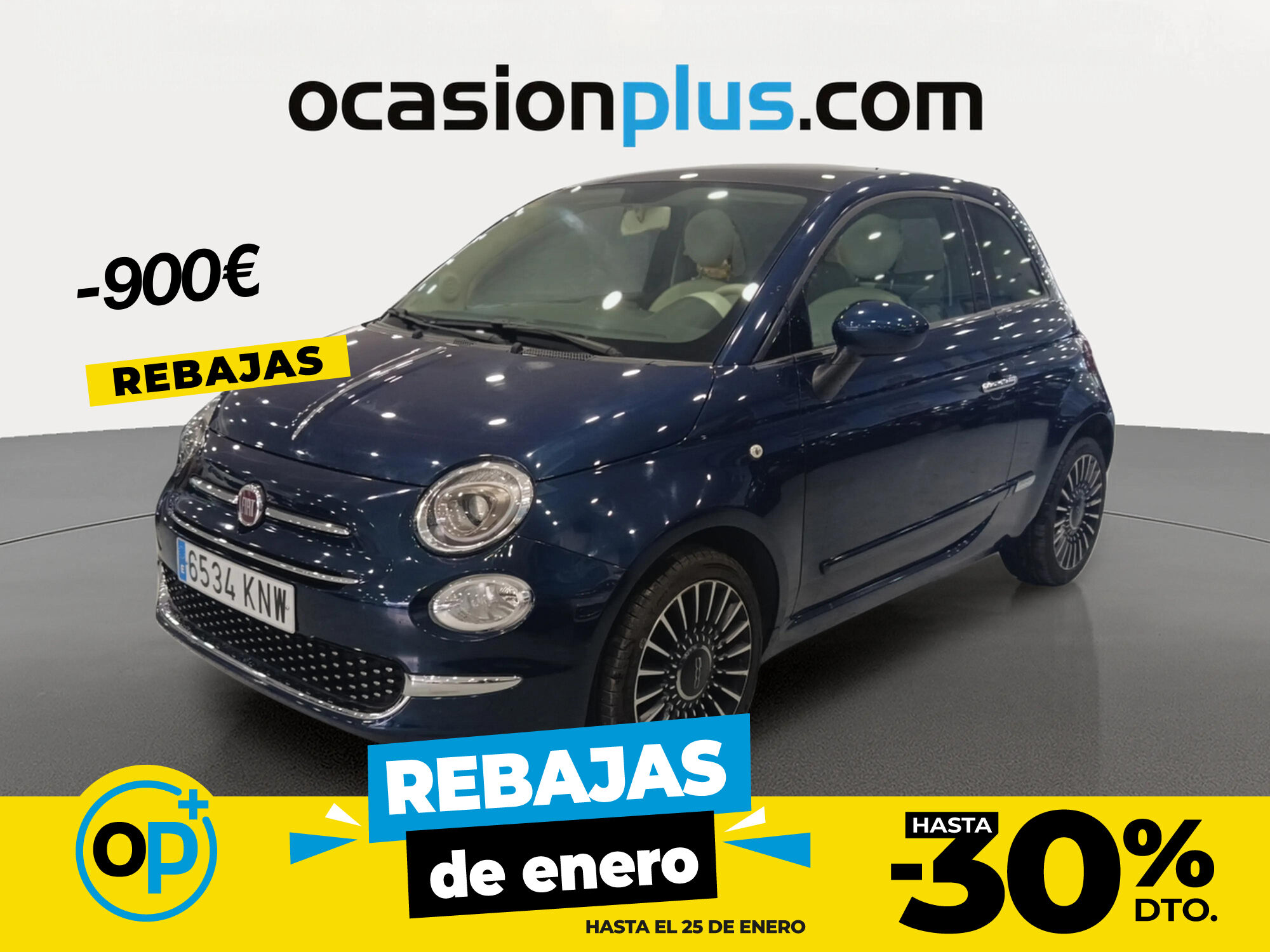 FIAT 500 (1.2 8v Lounge 51 kW (69 CV)) en Madrid