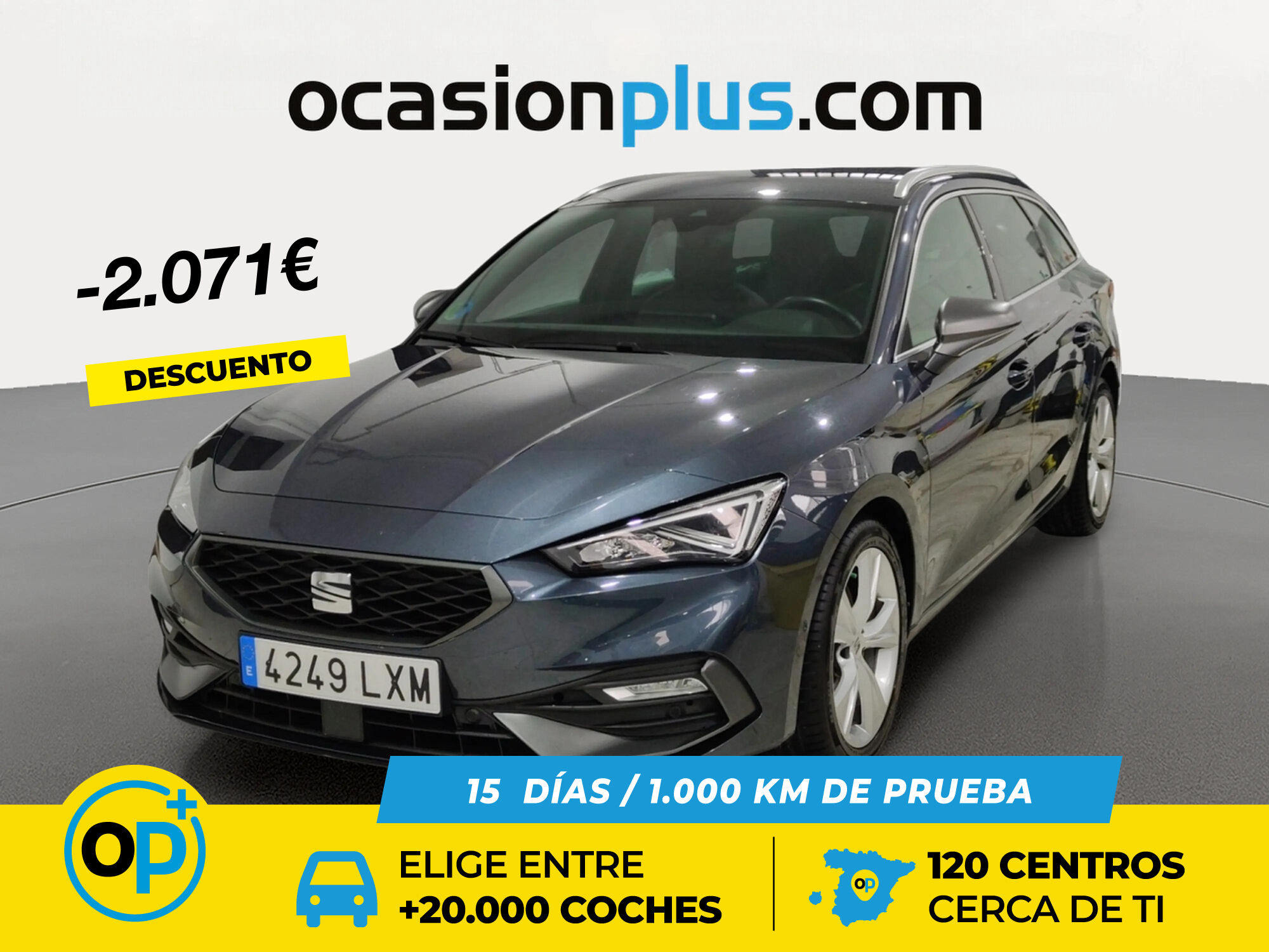 SEAT León (1.5 eTSI S&S FR Go L DSG 110 kW (150 CV)) en Madrid