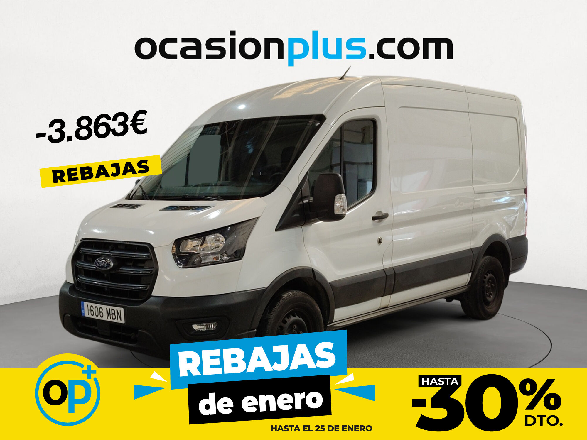 FORD Transit (Furgon 350 MHEV L2H2 Trend FWD 96 kW (130 CV)) en Madrid