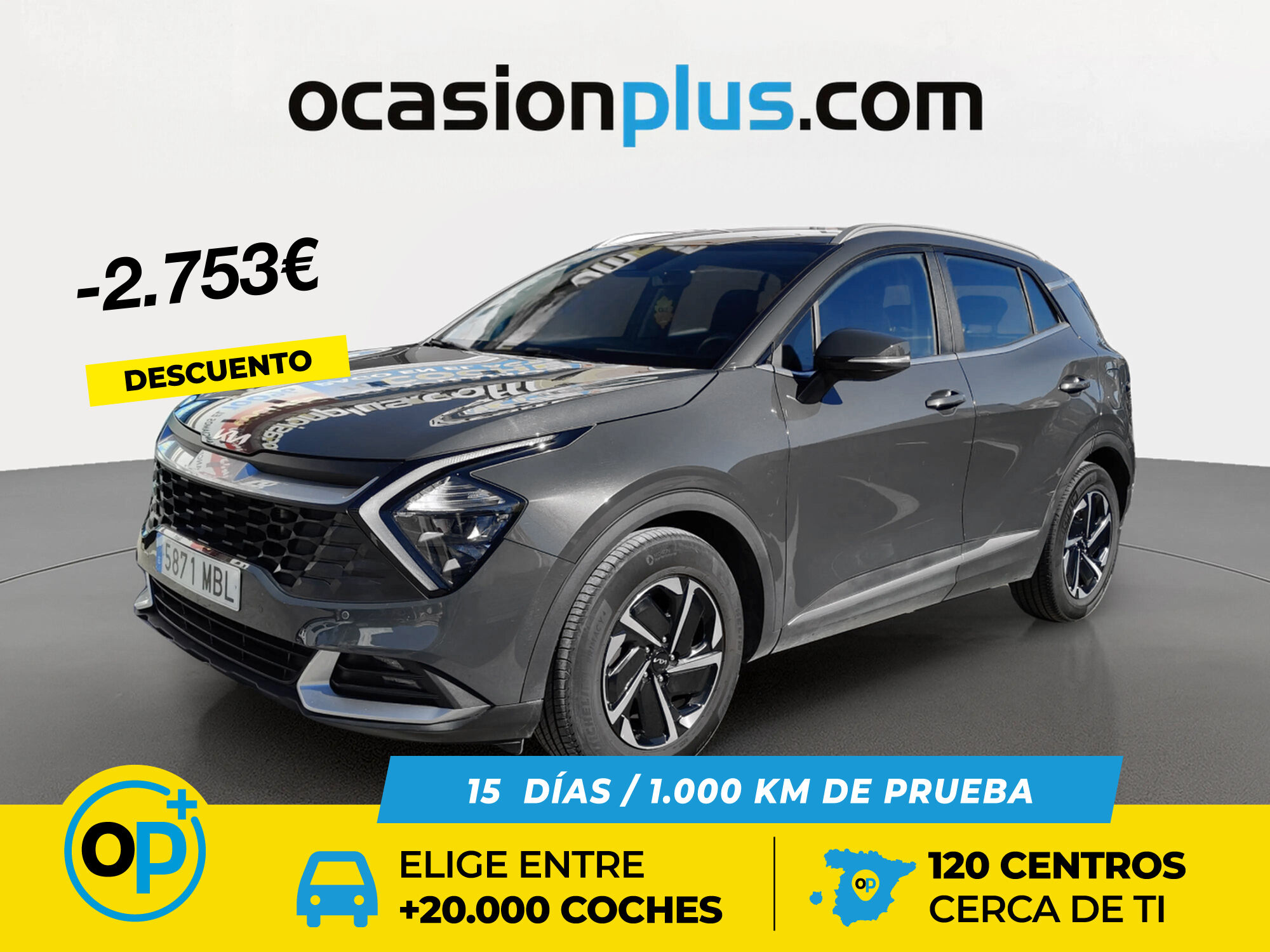 KIA Sportage (1.6 T-GDi MHEV Drive 4x2 110 kW (150 CV)) en Madrid