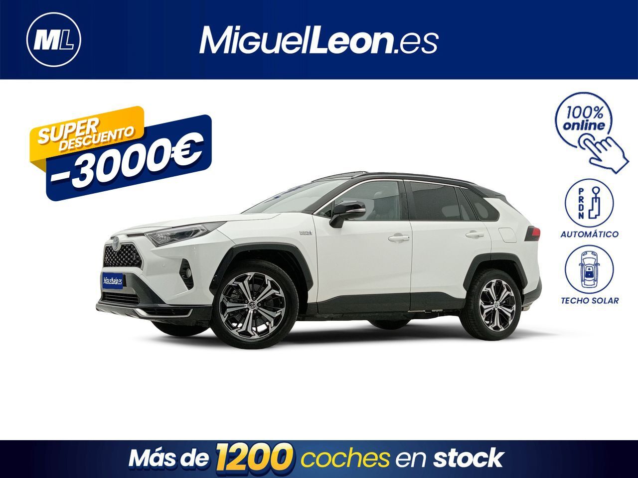 TOYOTA RAV-4 (2.5l PLUG-IN 300PH (e-CVT) Style Plus) en Palmas, Las