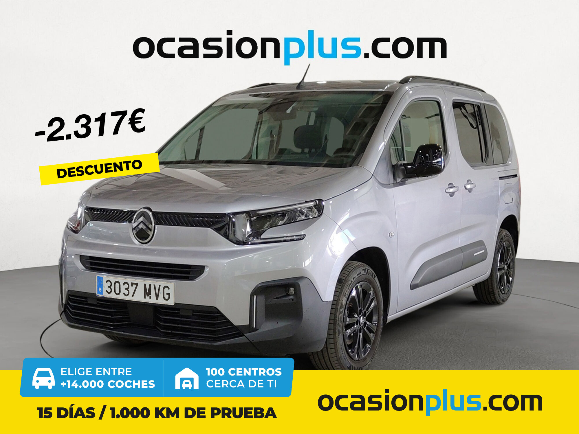 CITROEN Berlingo (BlueHDi 100 S&S Plus Talla M 75 kW (102 CV)) en Madrid