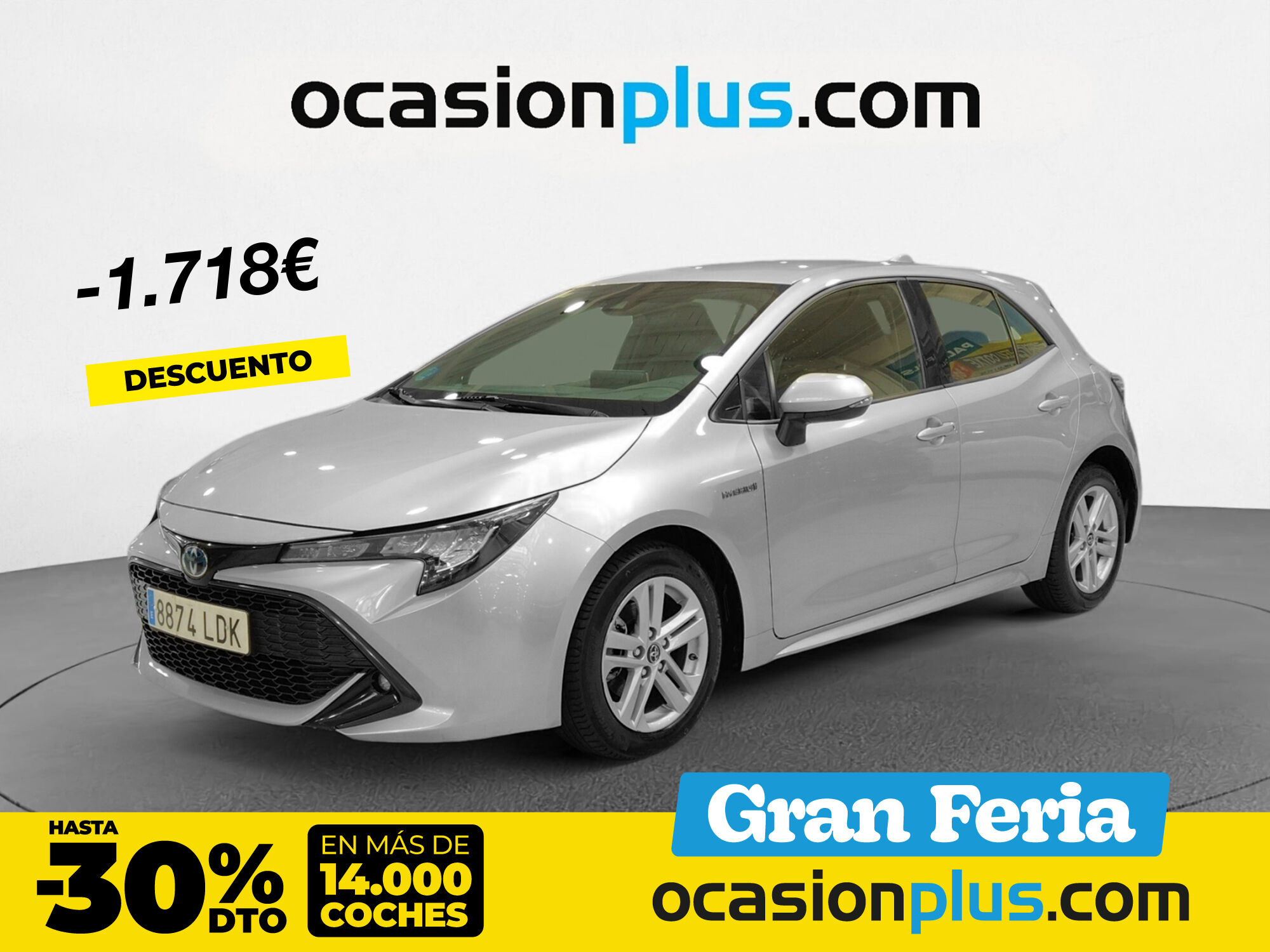 TOYOTA Corolla (1.8 125 Híbrido Active Tech E-CVT 90 kW (122 CV)) en Madrid