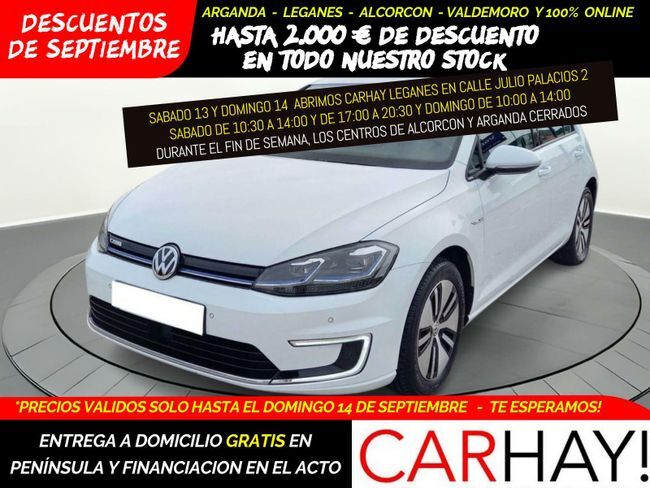 VOLKSWAGEN Golf (E-GOLF 100KW 136CV MT1) en Madrid