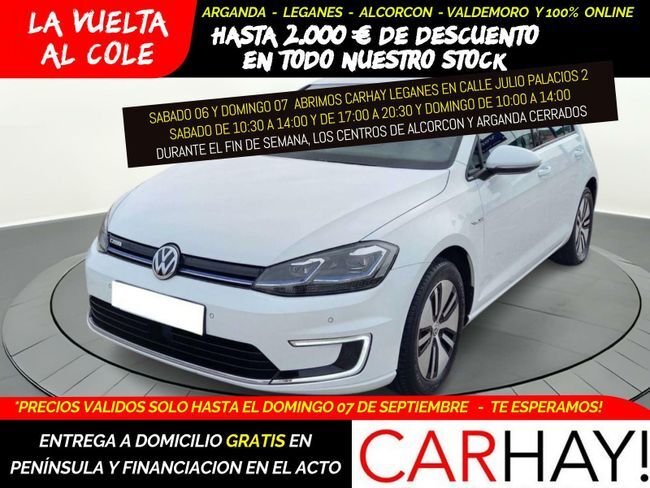 VOLKSWAGEN Golf (E-GOLF 100KW 136CV MT1) en Madrid