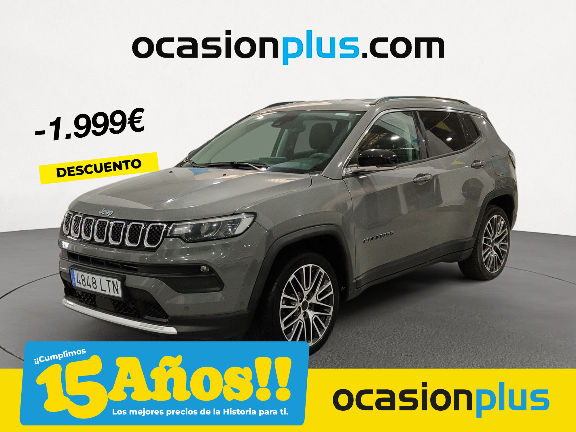 JEEP Compass (1.3 PHEV Limited AWD AT 140 kW (190 CV)) en Madrid
