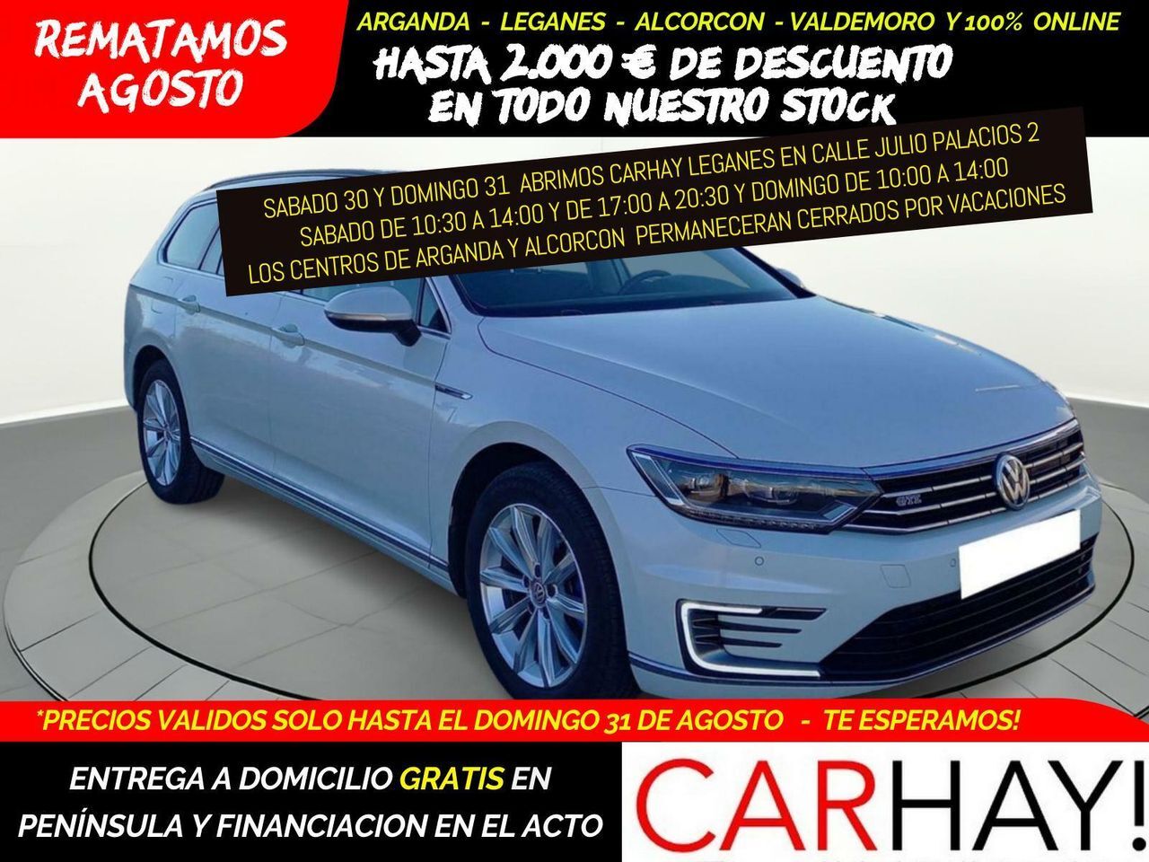 VOLKSWAGEN Passat (VAR GTE 1.4 TSI BUSINESS PLUG-IN HYBRID) en Madrid