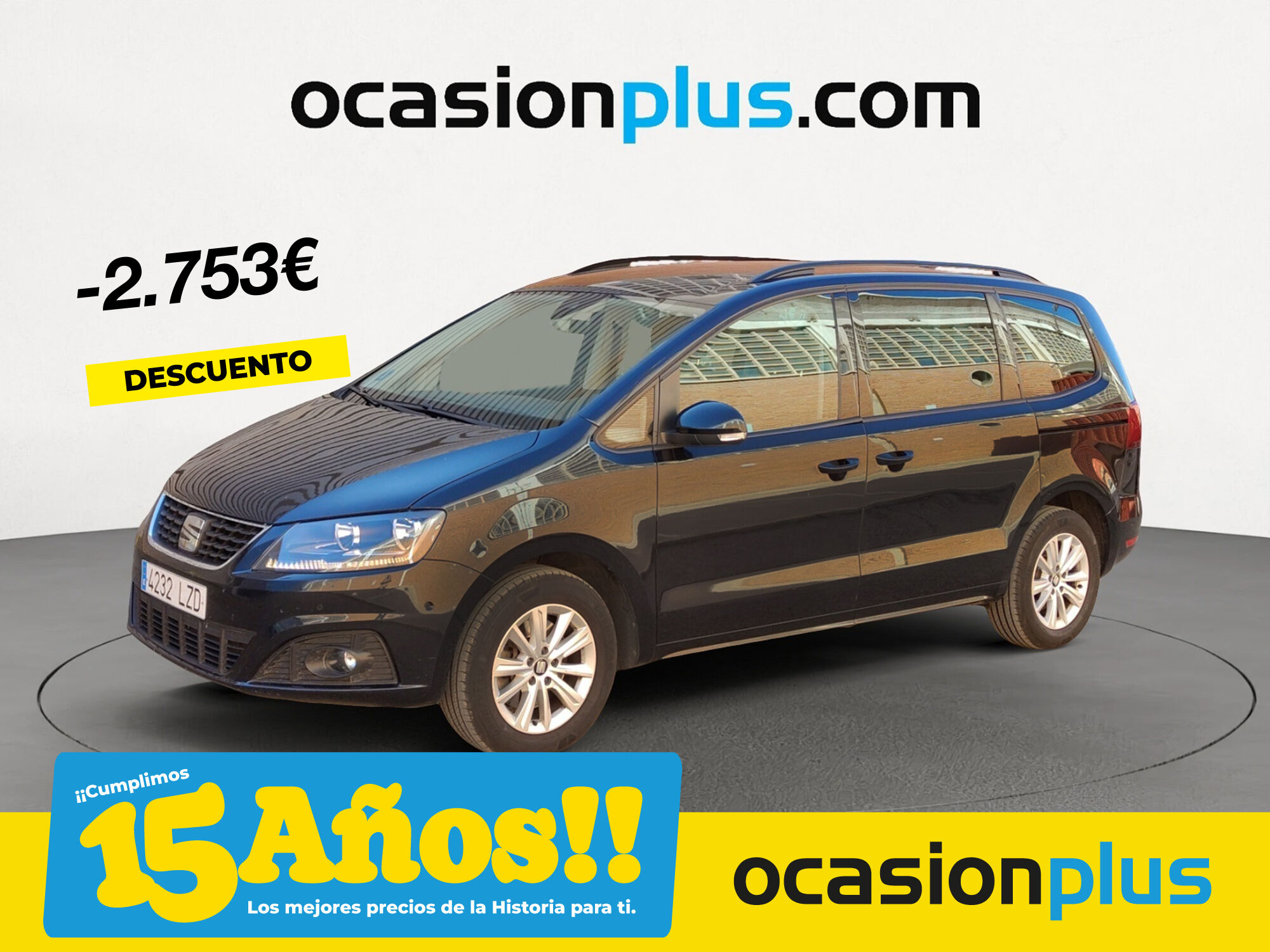 SEAT Alhambra (1.4 TSI Style Go S&S DSG 110 kW (150 CV)) en Madrid