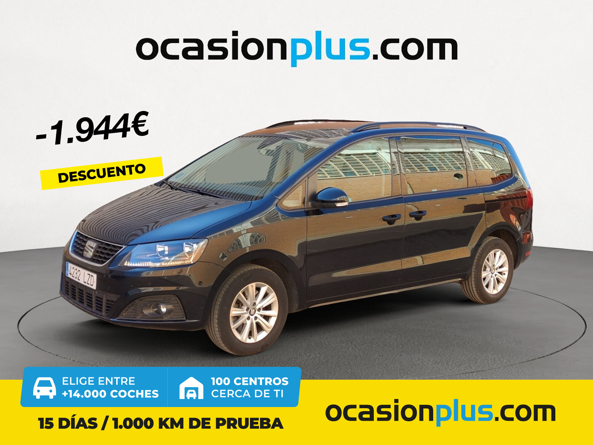 SEAT Alhambra (1.4 TSI Style Go S&S DSG 110 kW (150 CV)) en Madrid