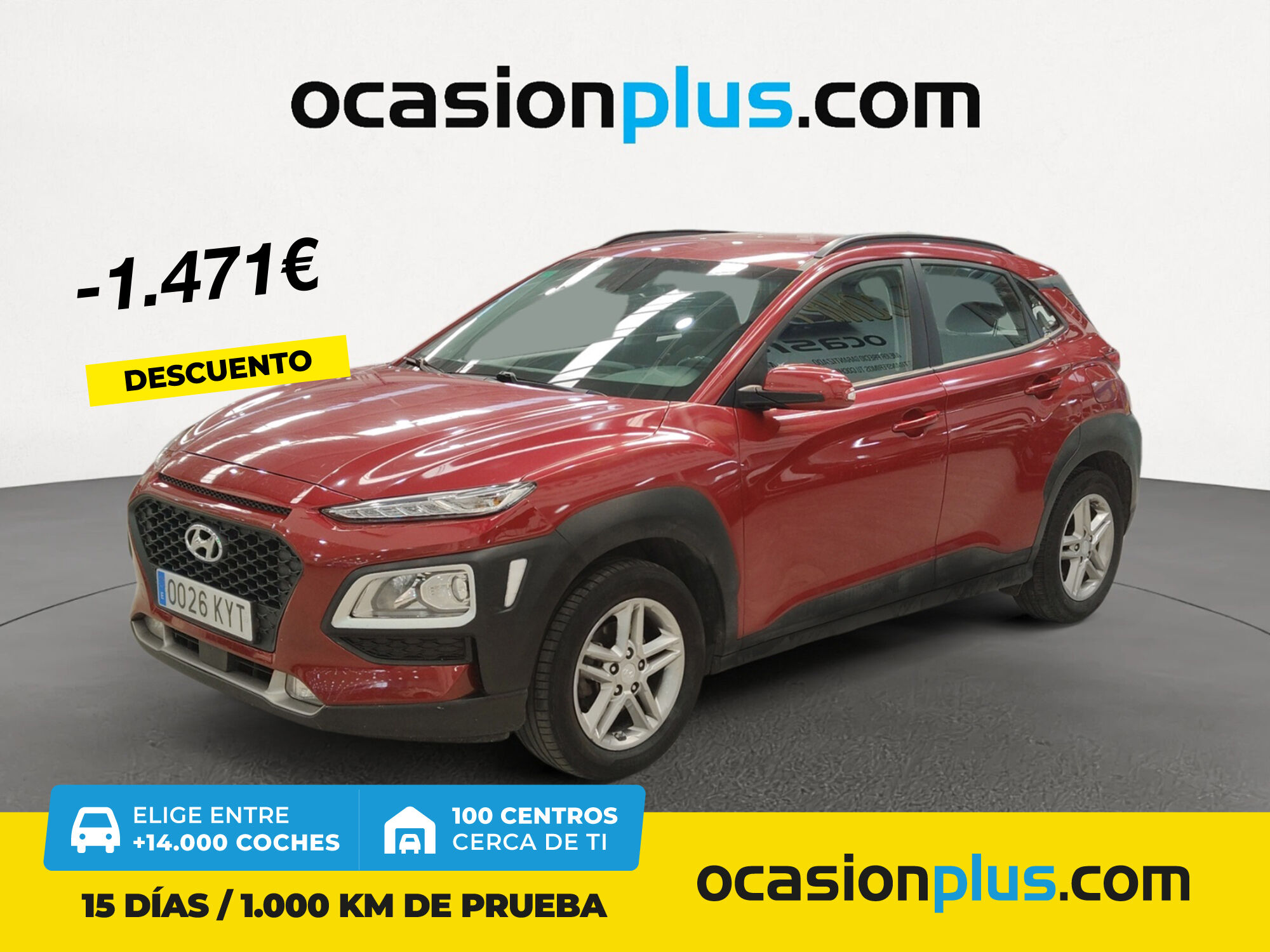 HYUNDAI Kona (1.0 TGDI Klass 4x2 88 kW (120 CV)) en Madrid