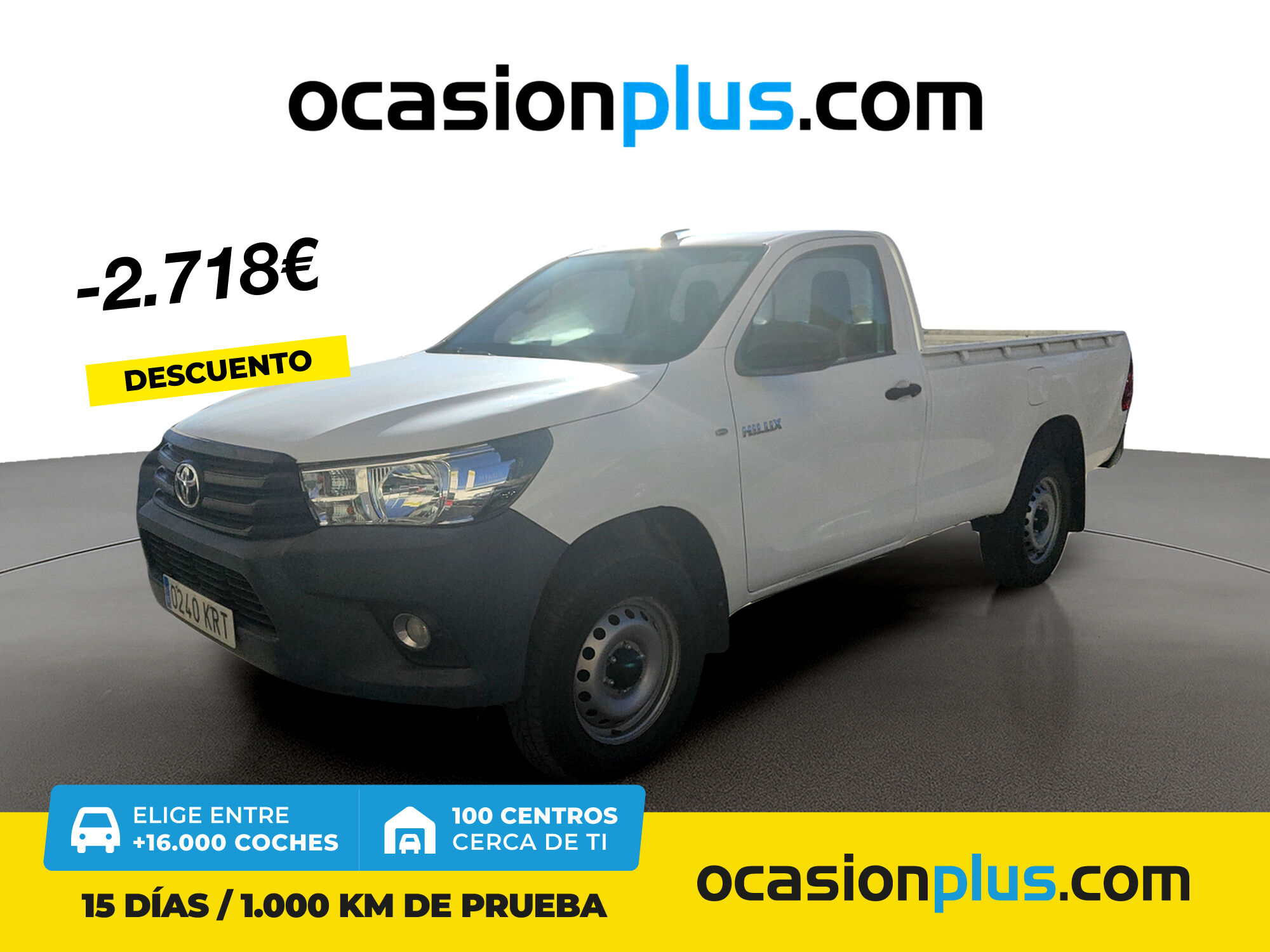 TOYOTA Hilux (2.4 D-4D Cabina Sencilla GX 110 kW (150 CV)) en Madrid