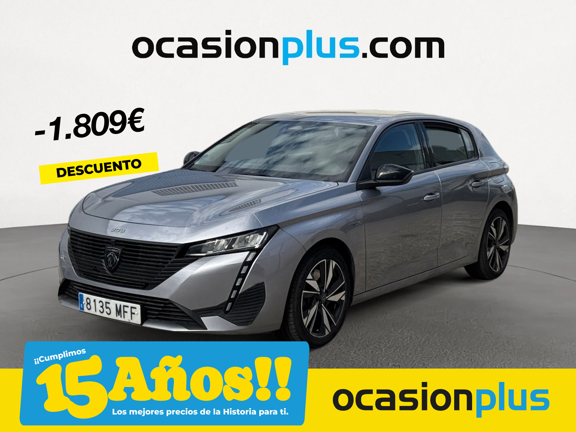 PEUGEOT 308 (Active Pack Hybrid EAT8 132 kW (180 CV)) en Madrid