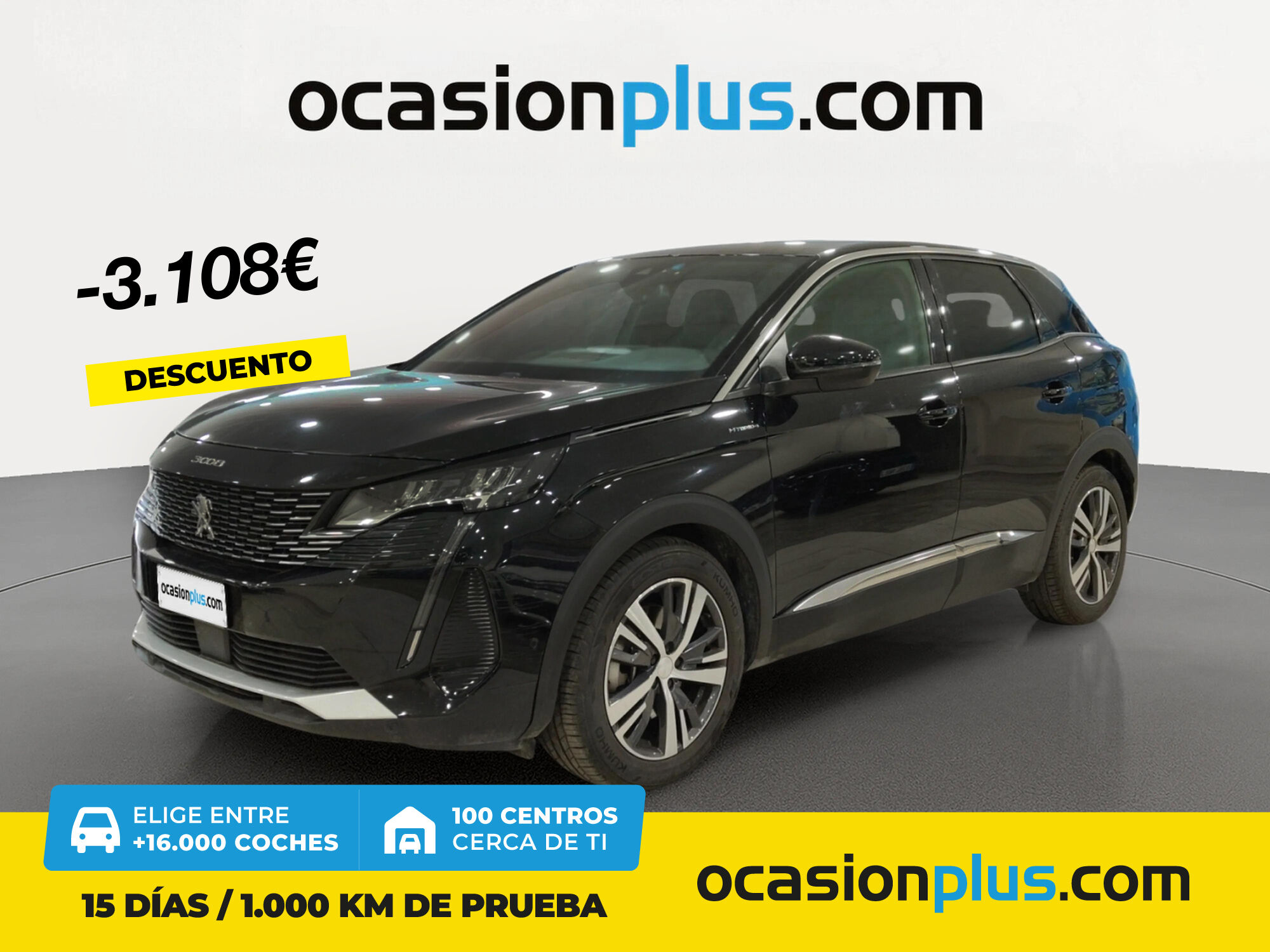 PEUGEOT 3008 (Hybrid 300 Allure Pack e-EAT8 221 kW (300 CV)) en Madrid