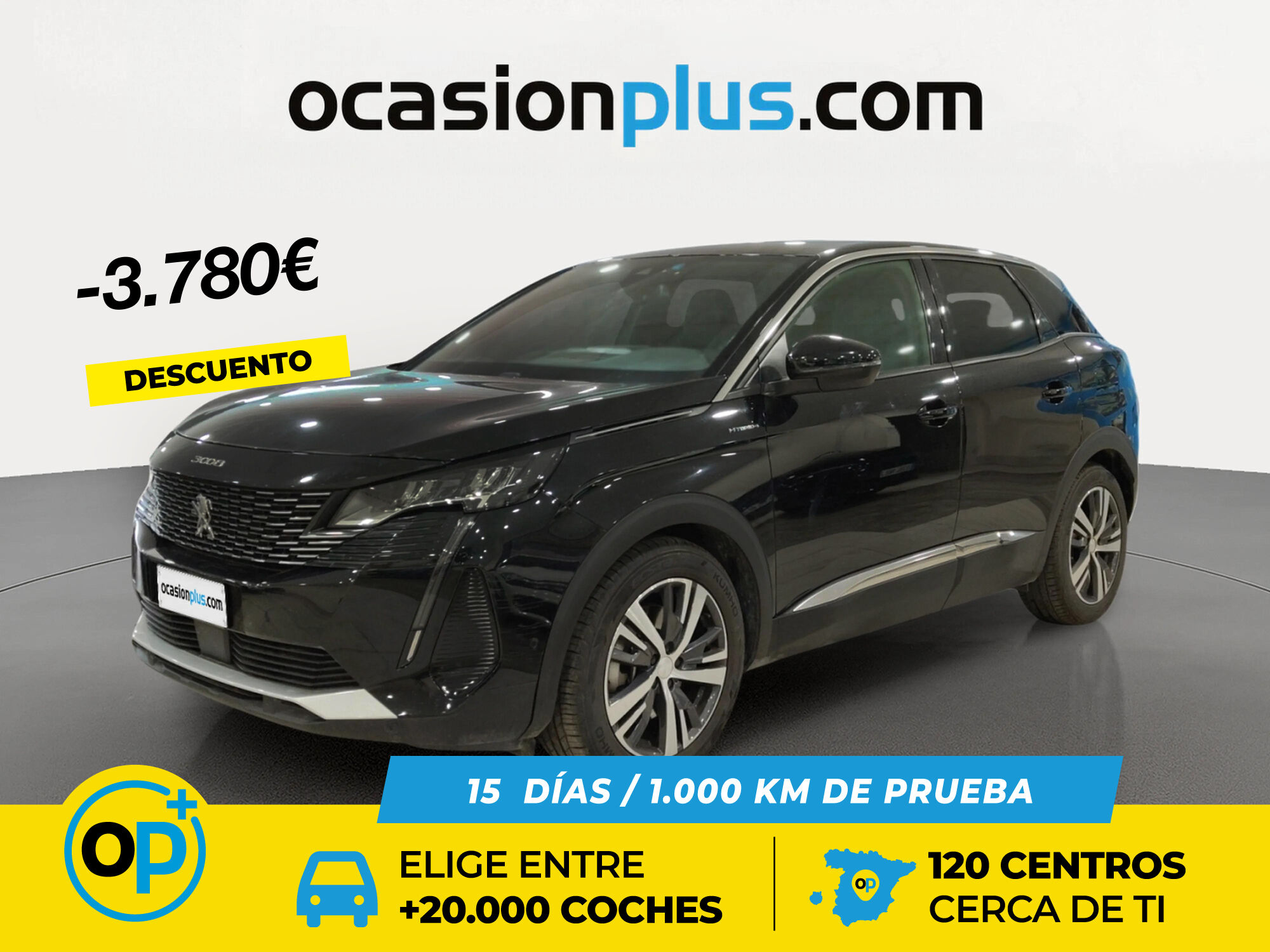 PEUGEOT 3008 (Hybrid 300 Allure Pack e-EAT8 221 kW (300 CV)) en Madrid