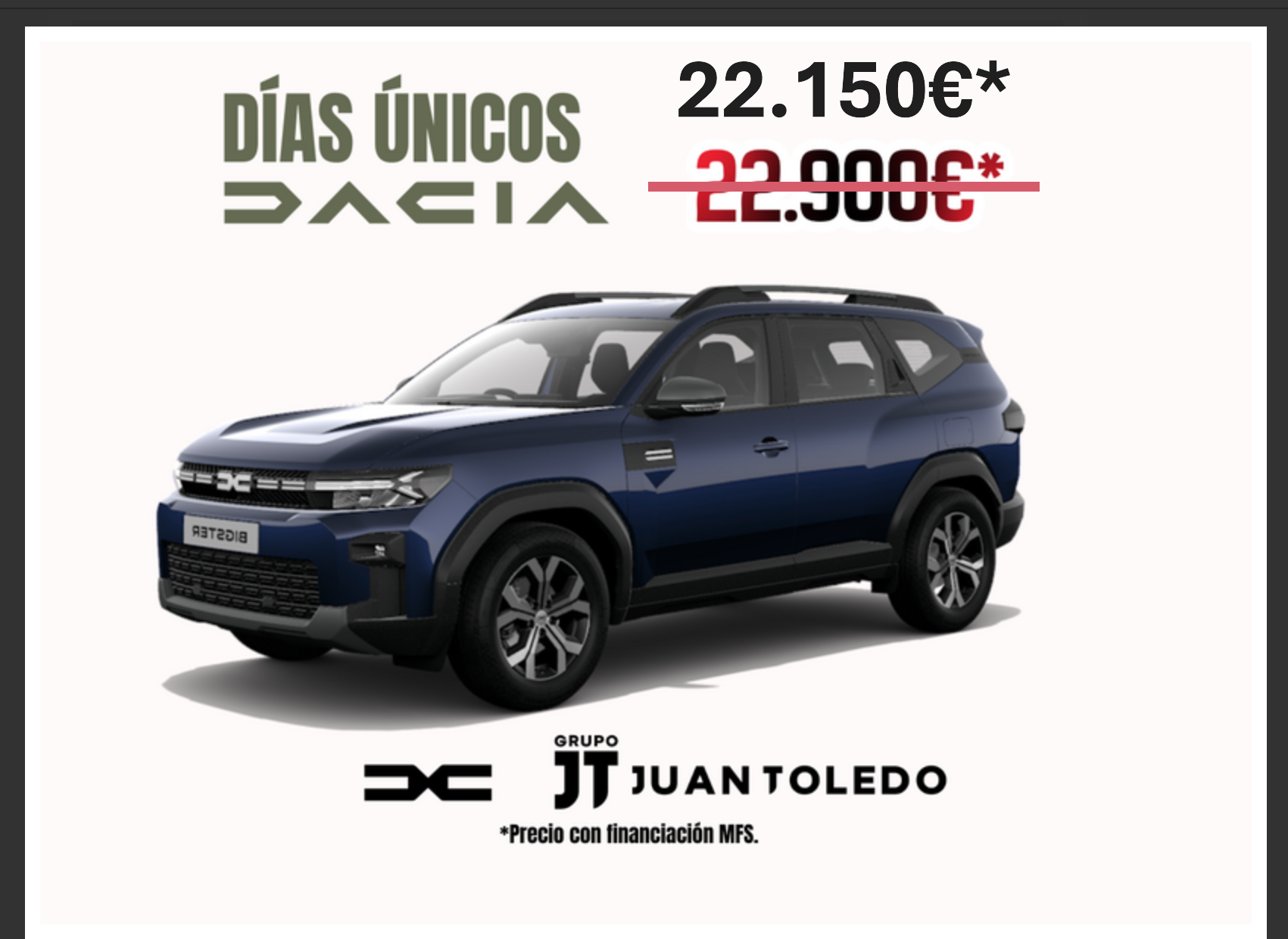 DACIA Bigster (Expression mild hybrid 140) en Palmas, Las