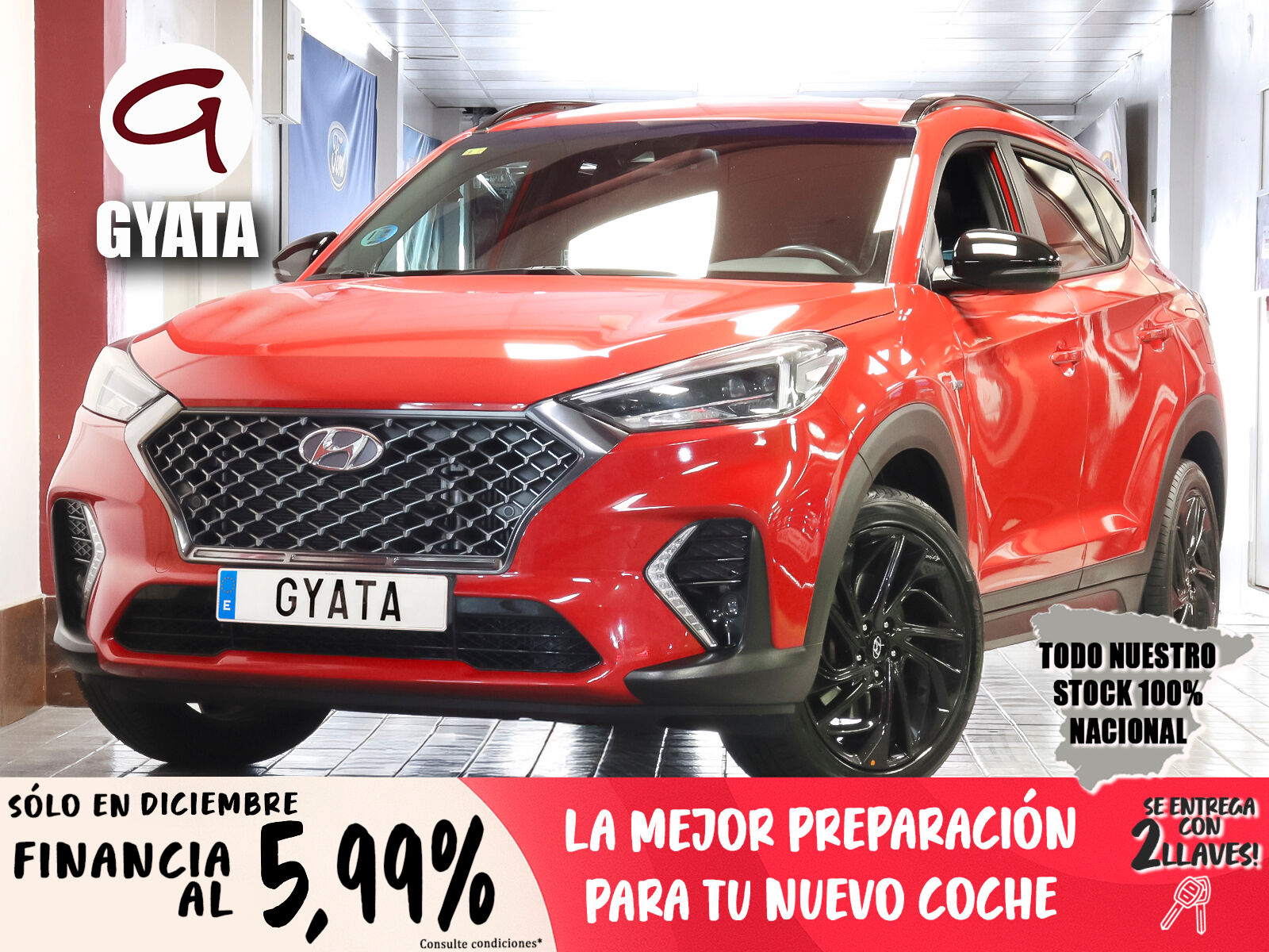 HYUNDAI Tucson (1.6 CRDI 48V N-Line DT 4X2 100 kW (136 CV)) en Madrid