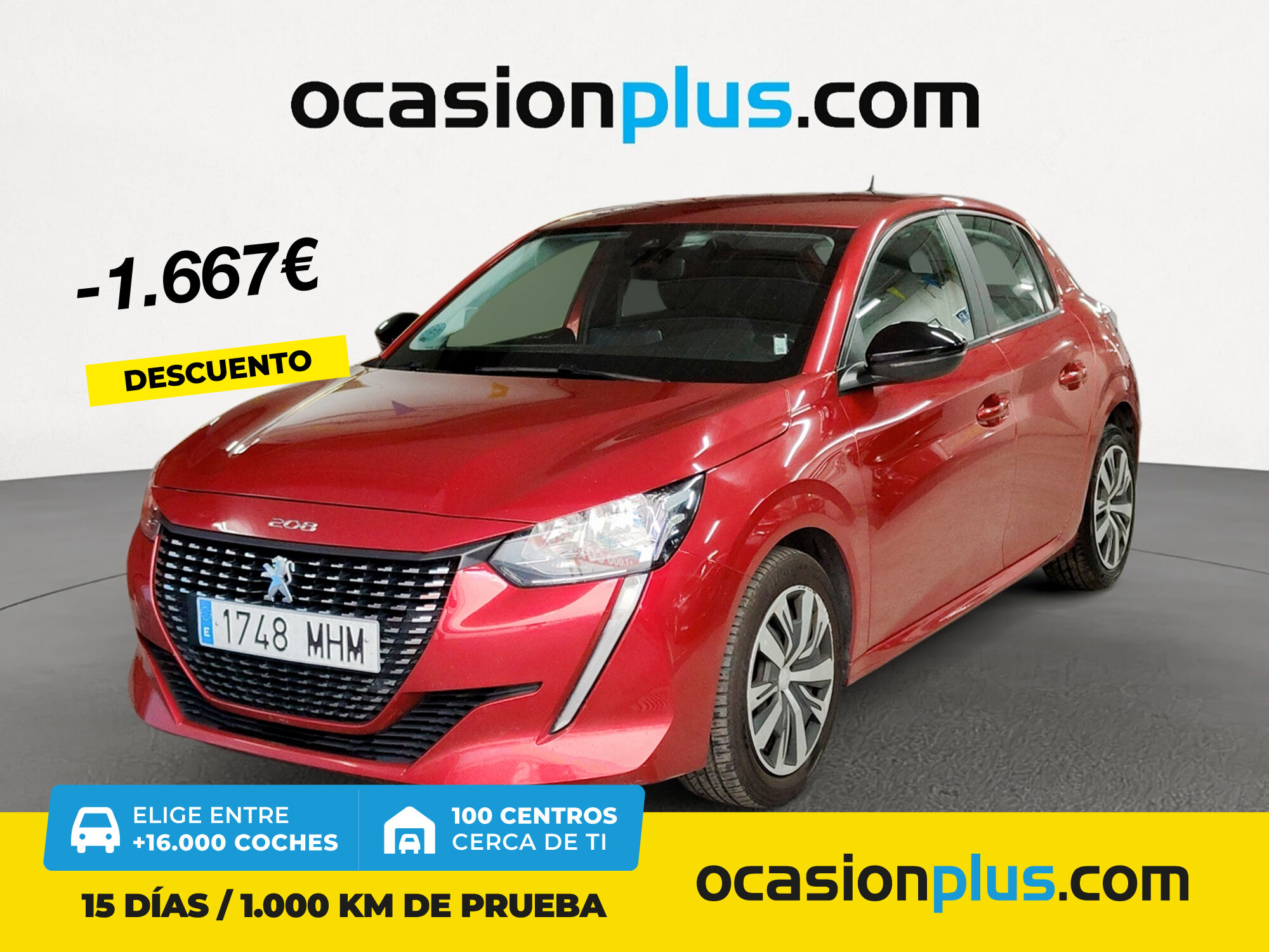 PEUGEOT 208 (PureTech 100 Active Pack 75 kW (100 CV)) en Madrid