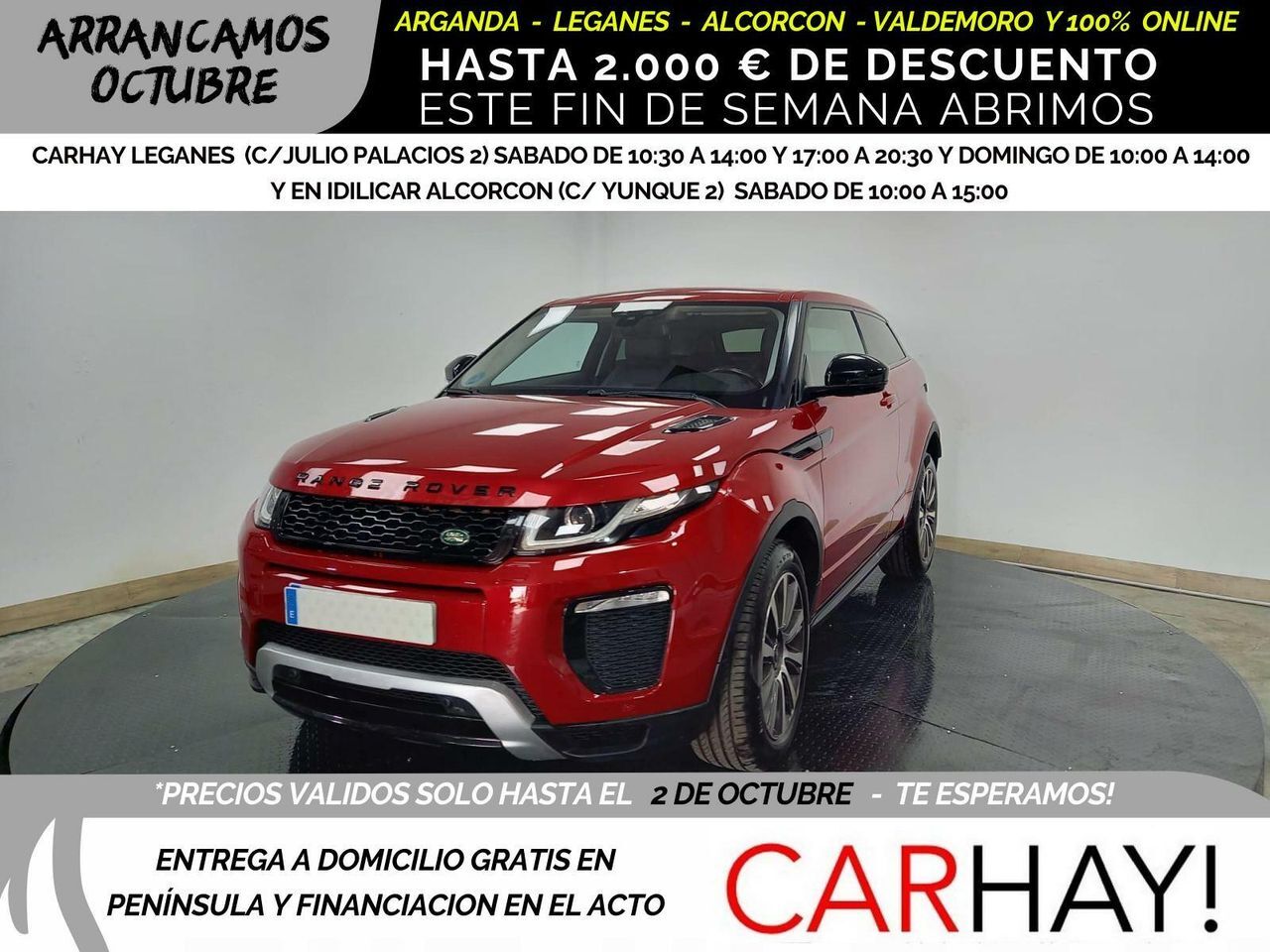 LAND ROVER Range Rover Evoque (EVOQUE) en Madrid