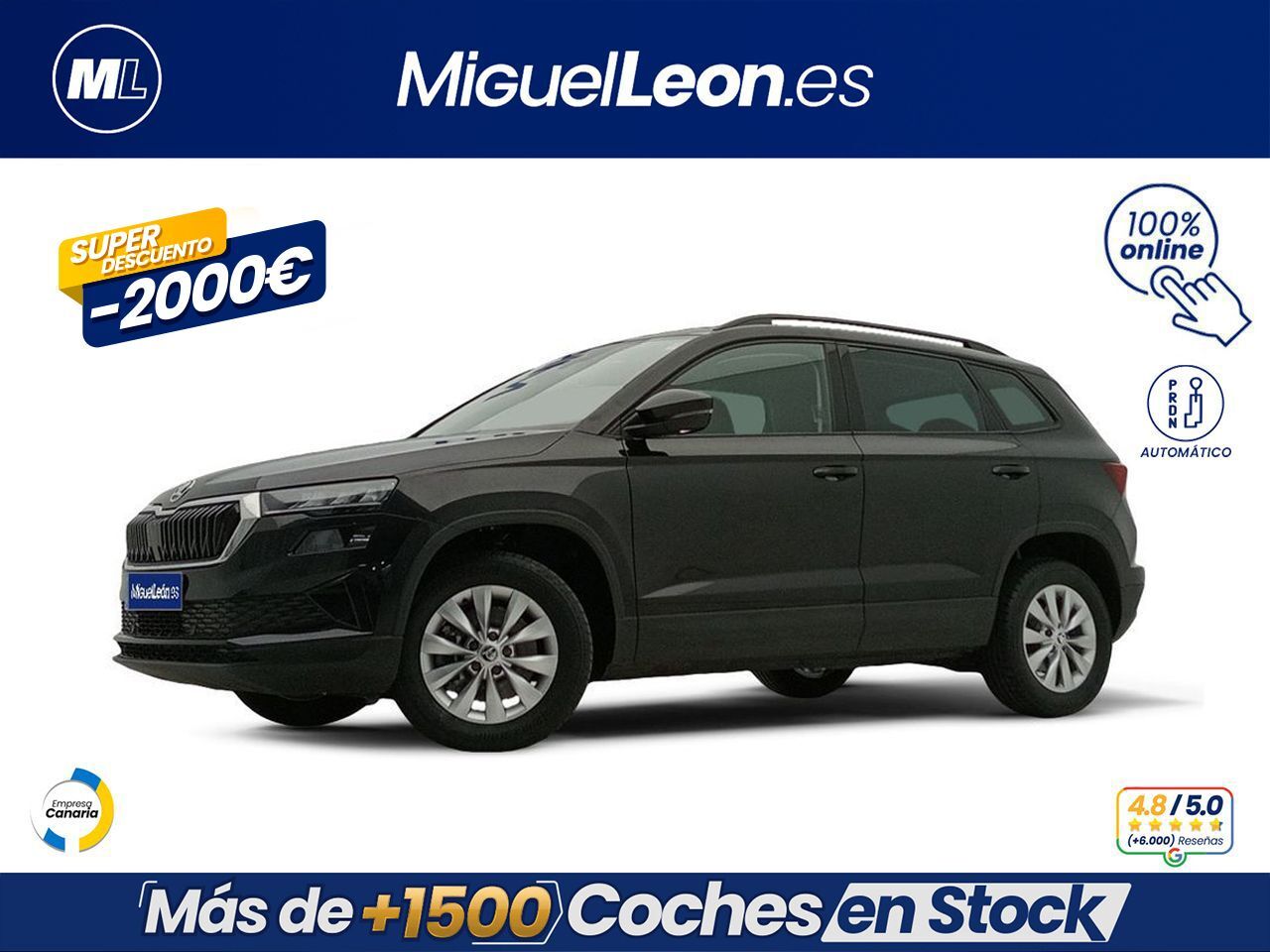SKODA Karoq (2.0 TDI 85kW (115CV) DSG Ambition) en Palmas, Las