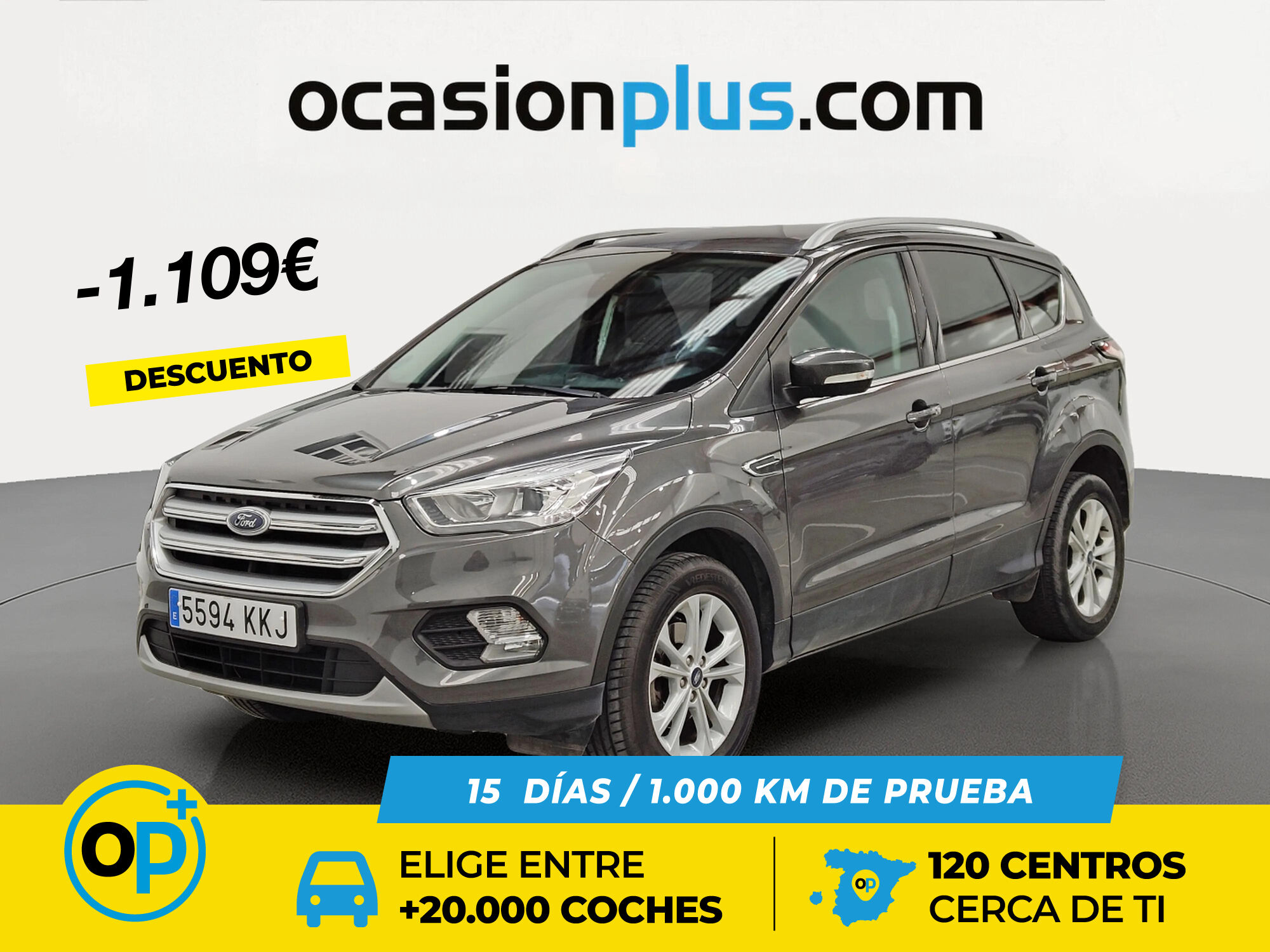 FORD Kuga (1.5 EcoBoost S&S Titanium 4x2 110 kW (150 CV)) en Madrid