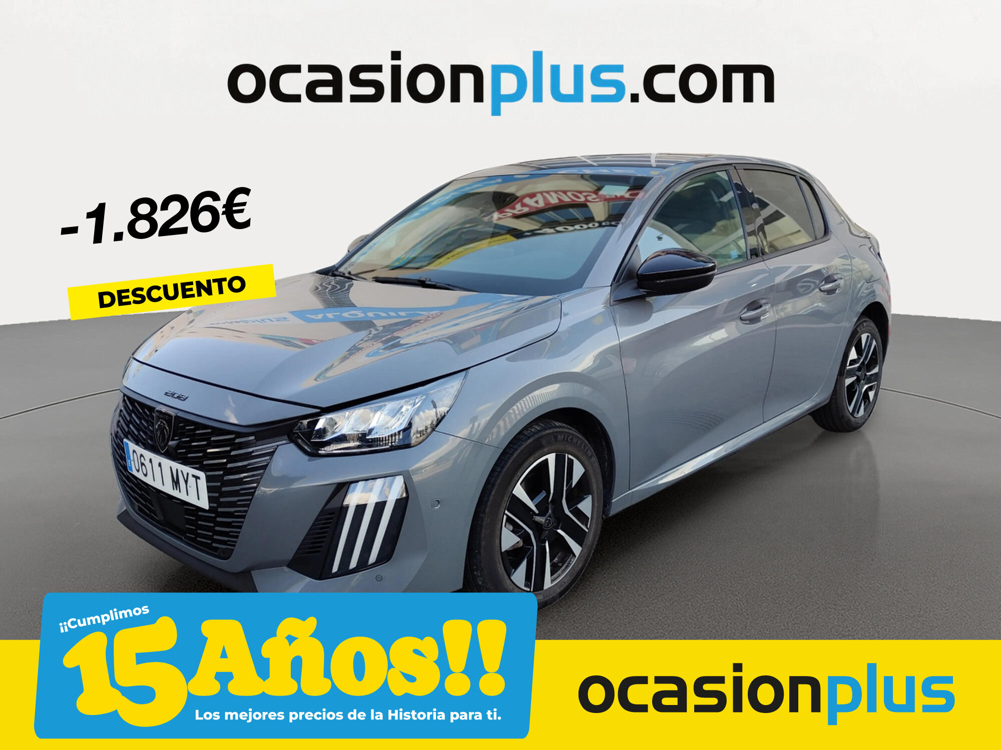 PEUGEOT 208 (Allure Hybrid eDCS6 75 kW (100 CV)) en Madrid