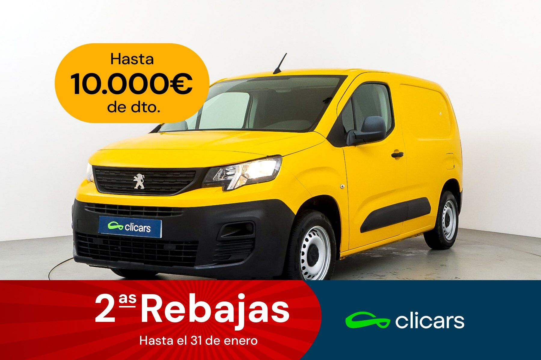 PEUGEOT Partner (Partner 1.6BlueHDI S&S Pro Standard 600kg 100) en Madrid