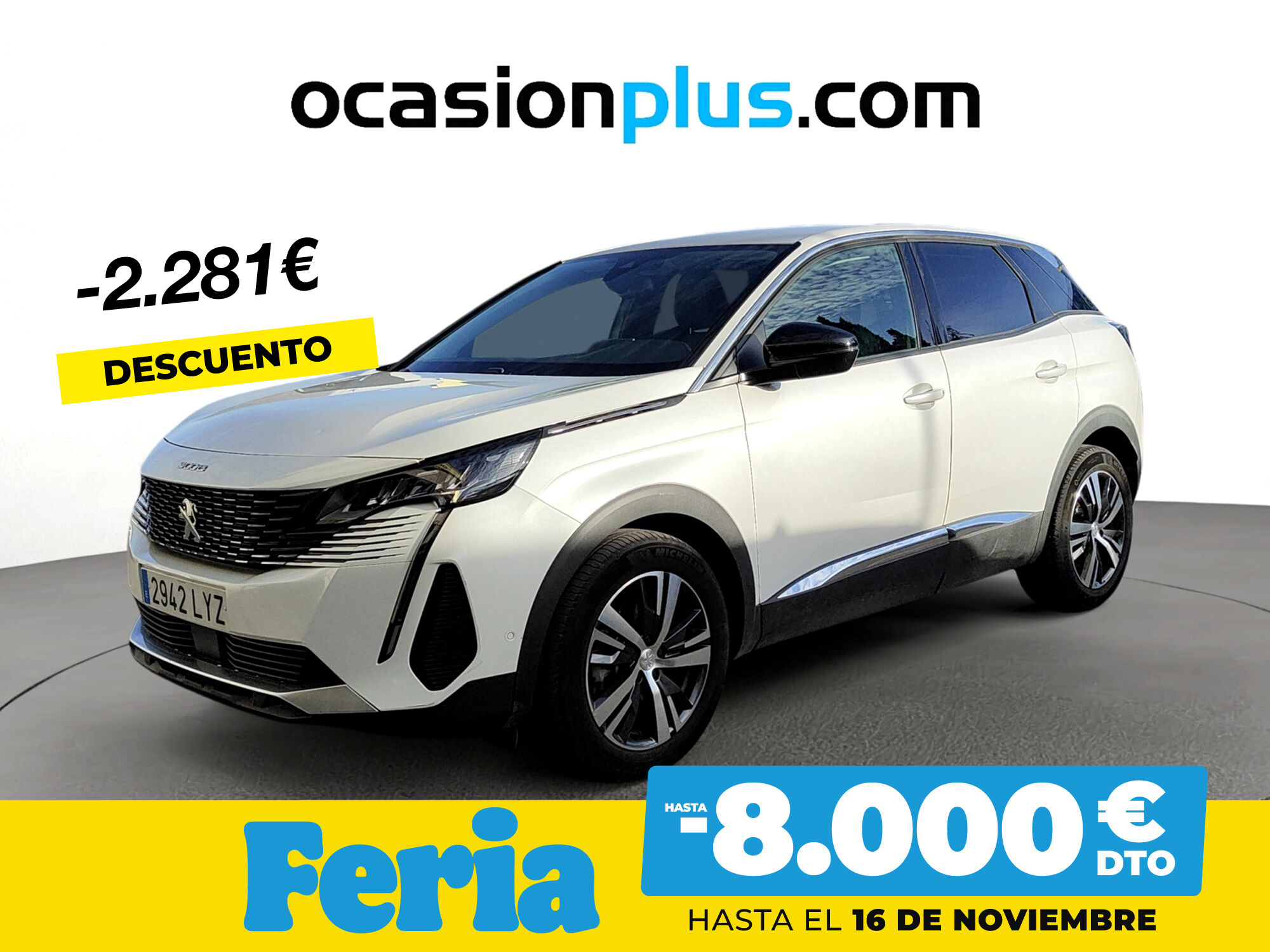 PEUGEOT 3008 (BlueHDI 130 S&S Allure 96 kW (130 CV)) en Madrid