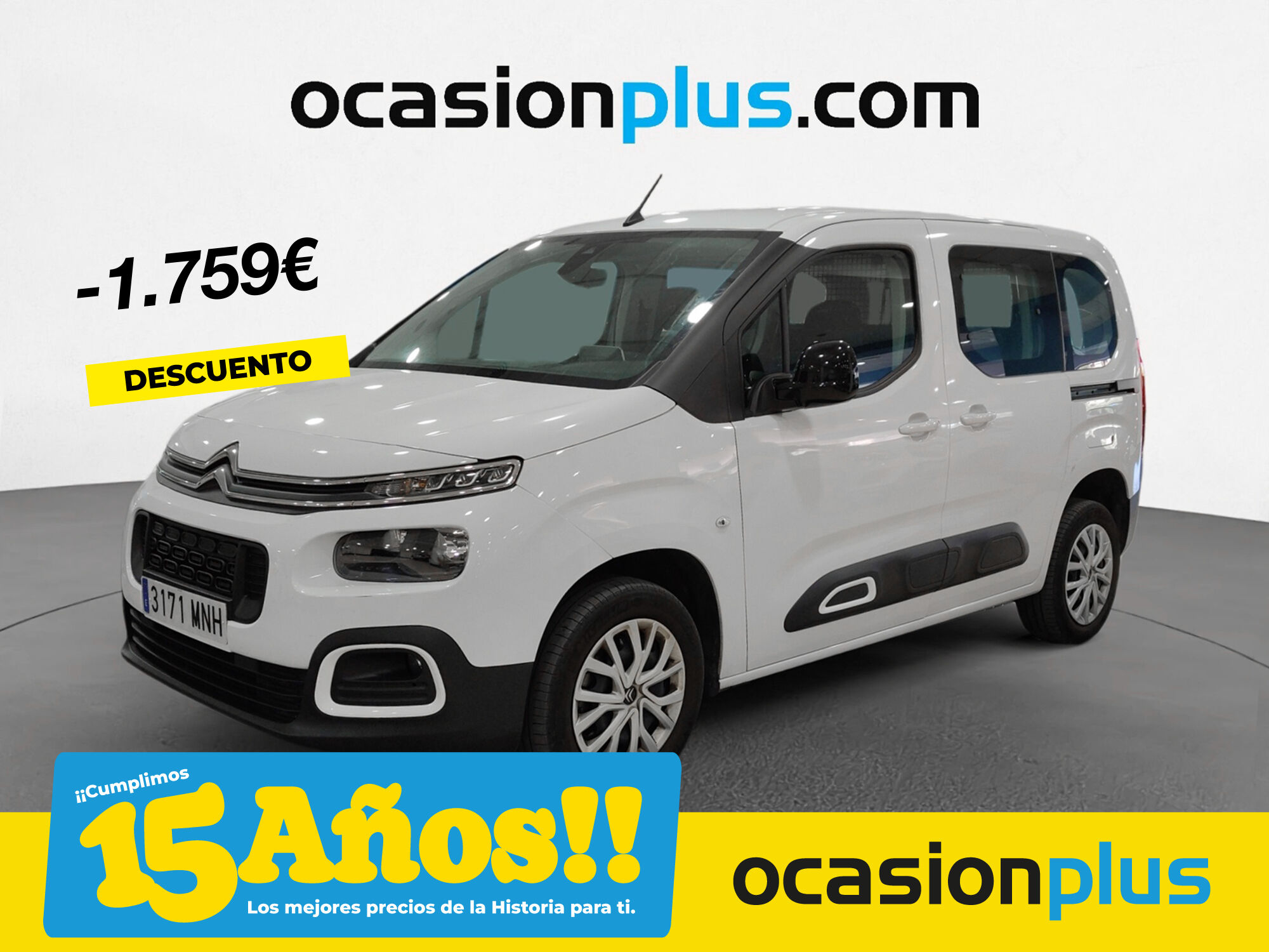 CITROEN Berlingo (BlueHDi 100 S&S Talla M Feel 75 kW (102 CV)) en Madrid
